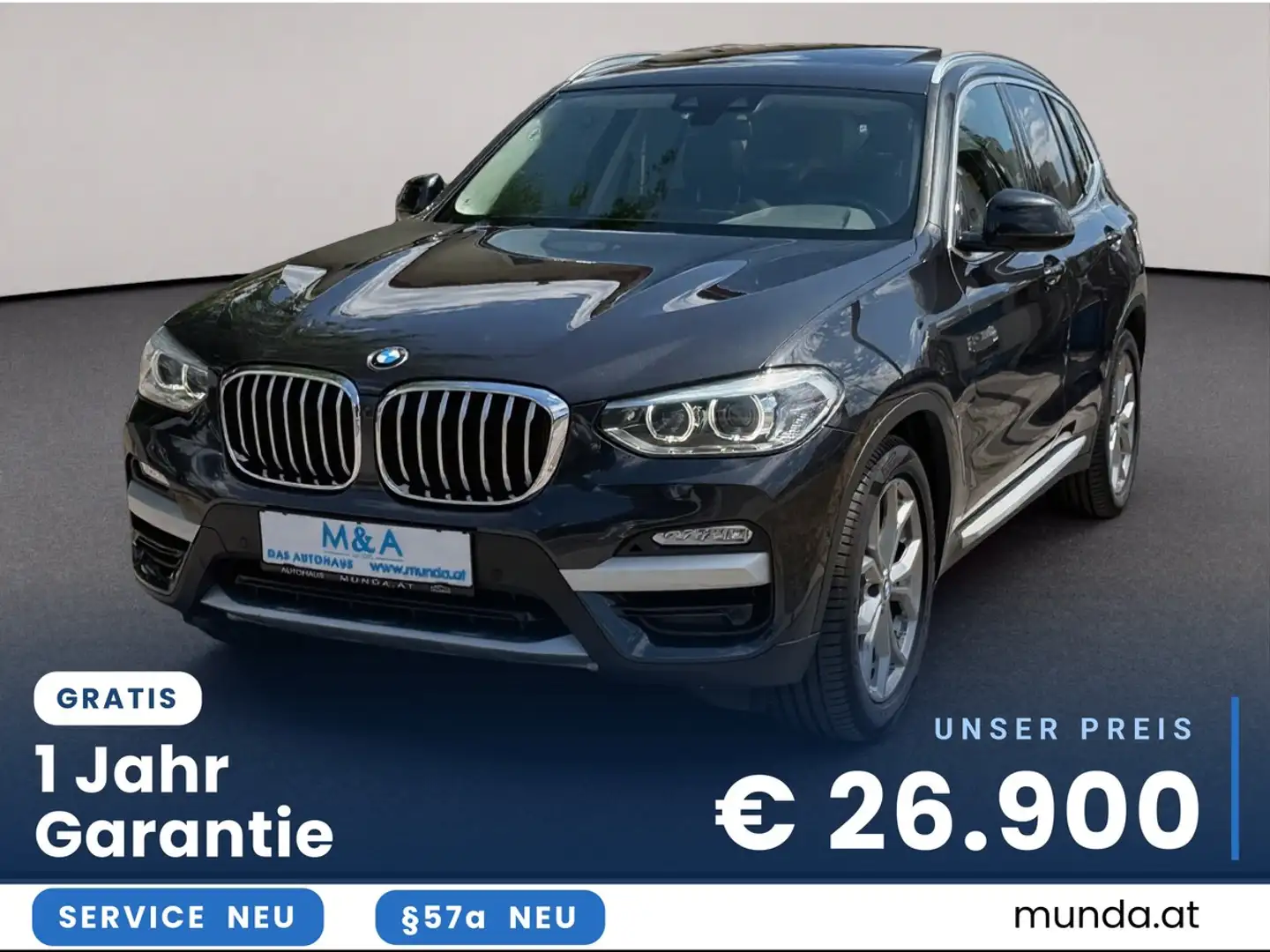 BMW X3 xDrive 25d xLine/VOLL/Pano/Garantie Grau - 1