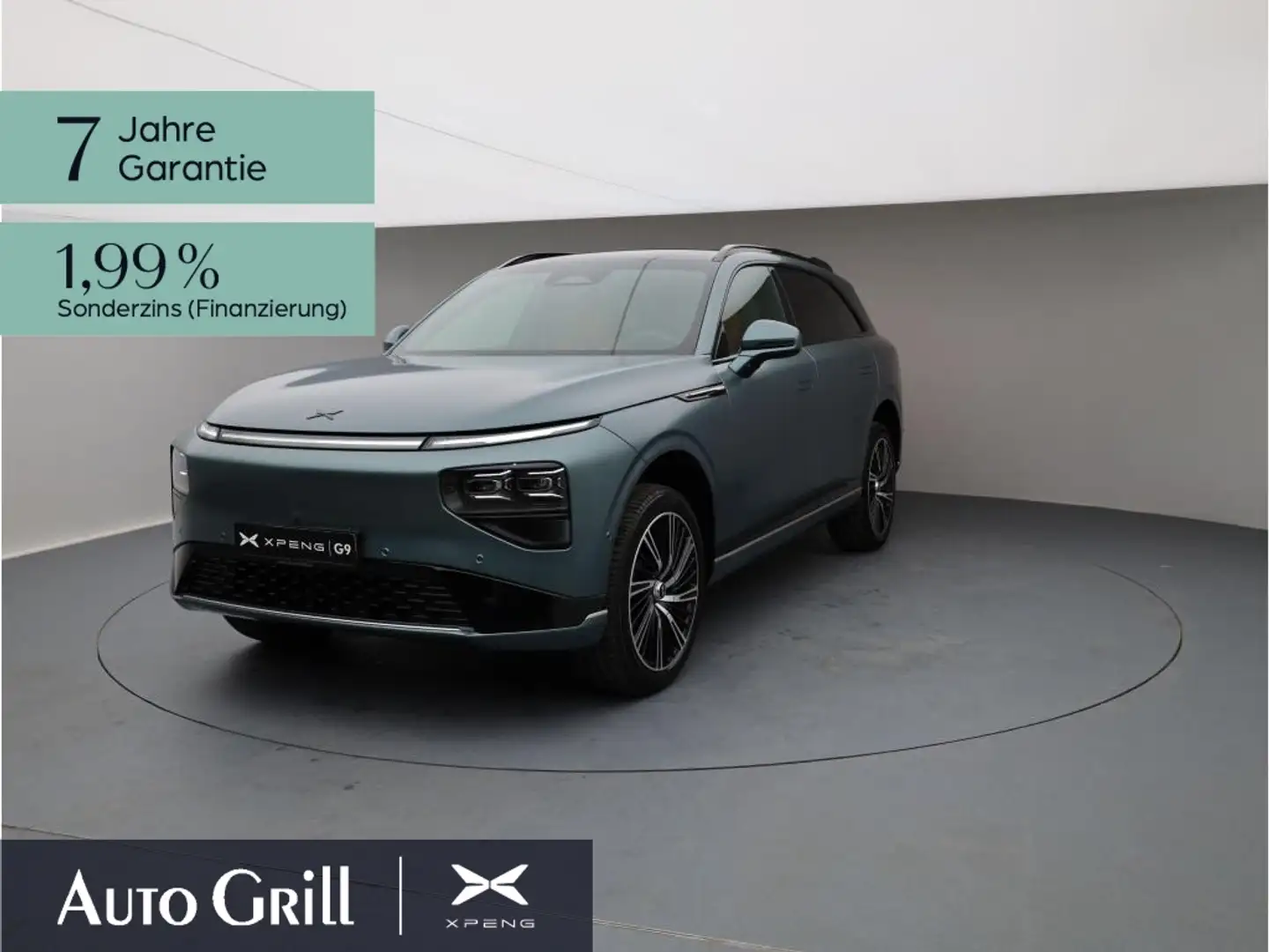 Xpeng G9 AWD Performance AHK PremiumPaket 360Kam ACC Zöld - 2