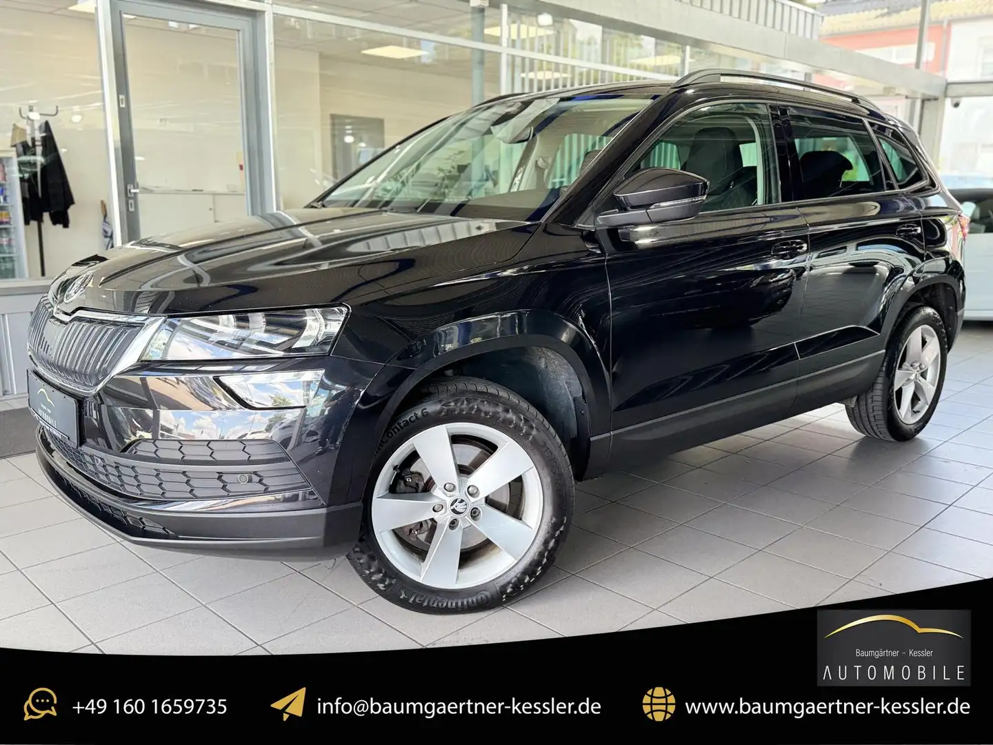 Skoda Karoq Ambition 2.0 TDI NAVI PDC CARPLAY TEMPOMAT Schwarz - 1