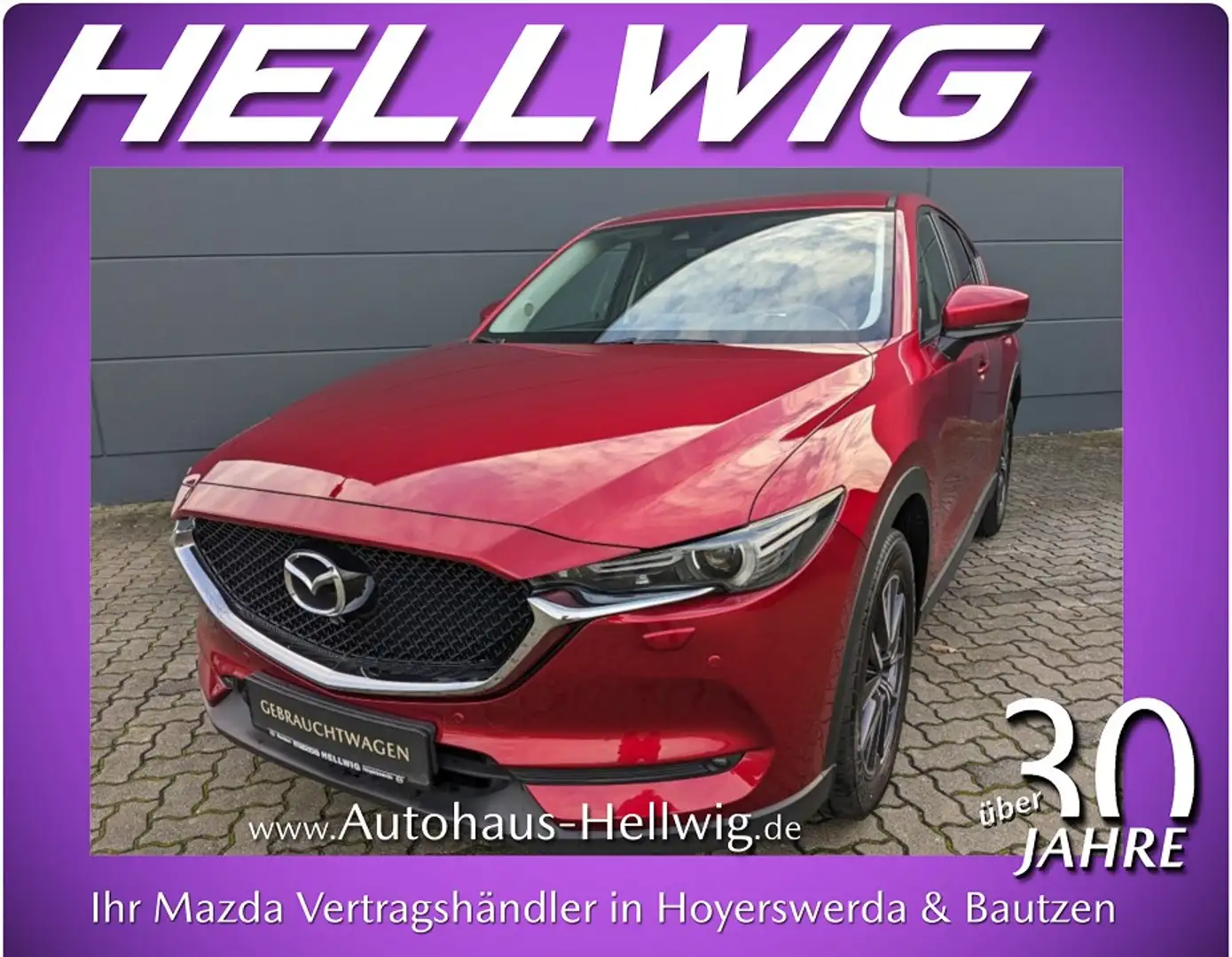 Mazda CX-5 2.0l Exclusive AWD 360° AHK Voll-LED Rot - 1