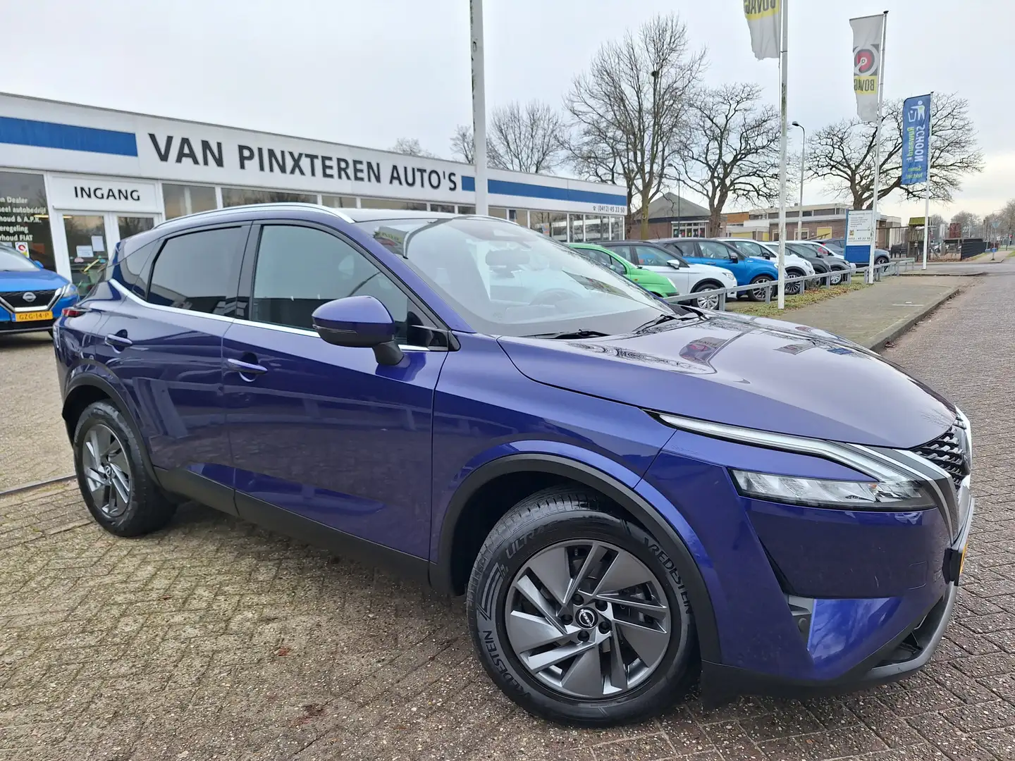 Nissan Qashqai 1.3 MHEV Xtronic panoramadak/camera/nav-app Azul - 1