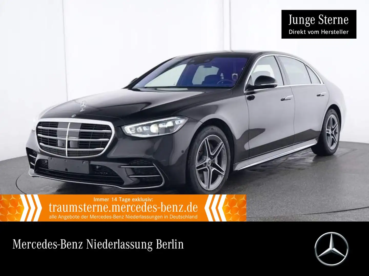 Mercedes-Benz S 500 L 4M AMG+PANO+DIGITAL-L+BURMESTER3D+19"+TV Schwarz - 1