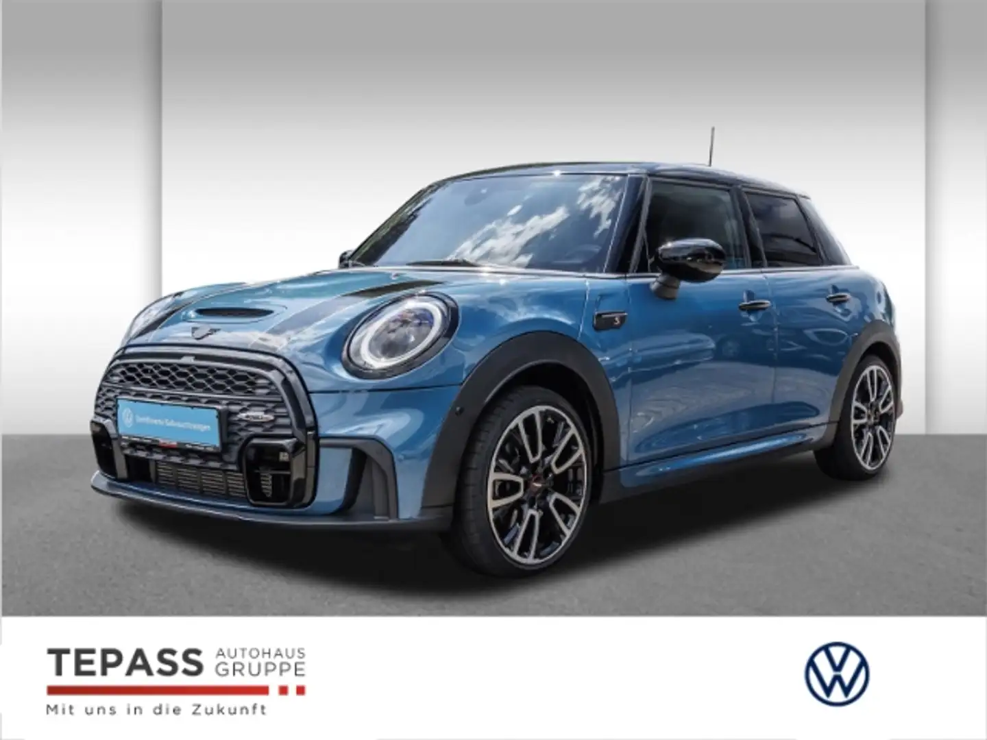 MINI Cooper S Mini 5-trg. John Cooper Works Trim NAVI KEYLESS Blau - 1