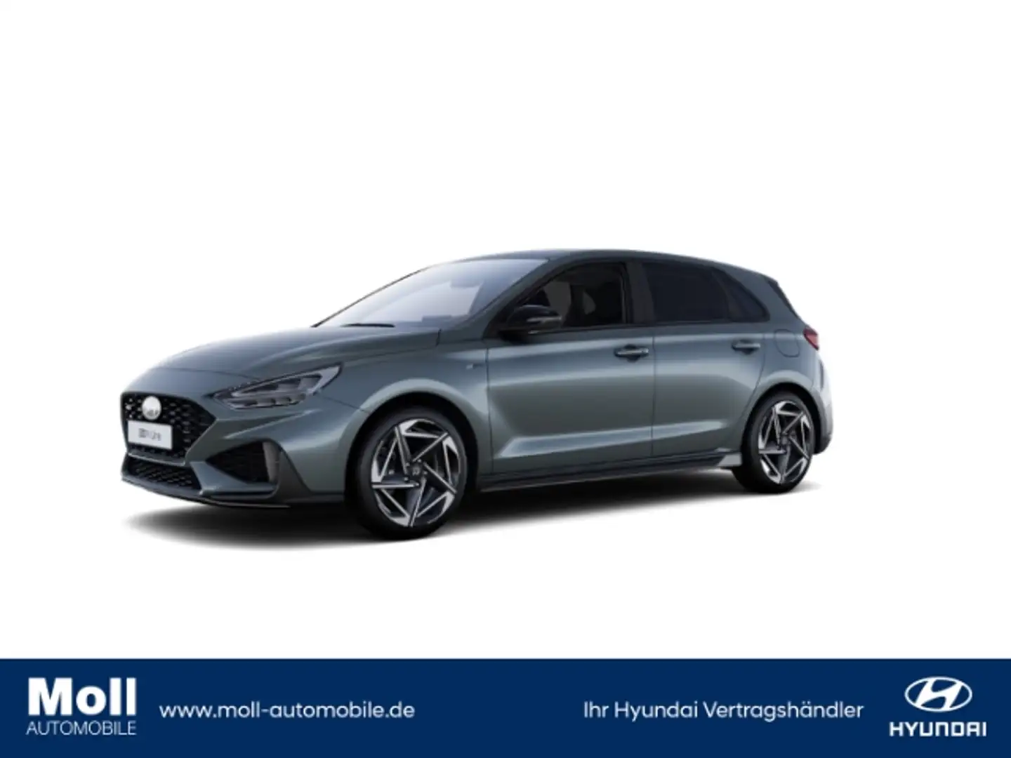 Hyundai i30 N Line Mild-Hybrid Sportpaket El. Panodach Navi di Grau - 1