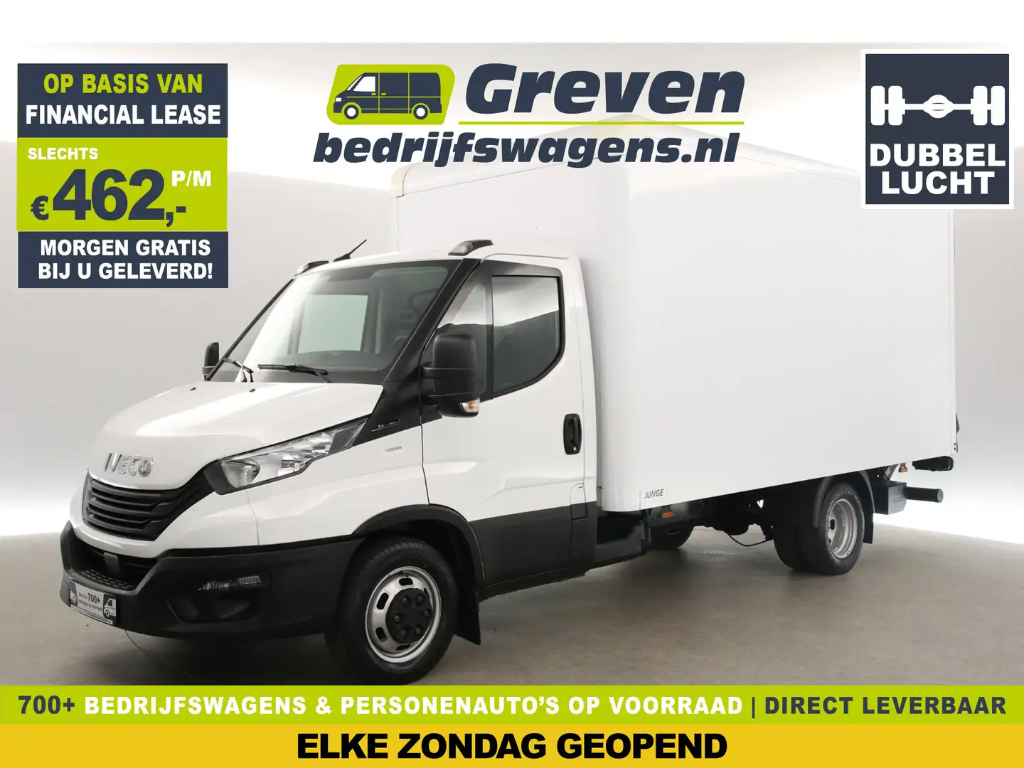 Iveco Daily 35C16H 2.3 410 157PK Dubbellucht Bakwagen Laadklep Blanc - 1