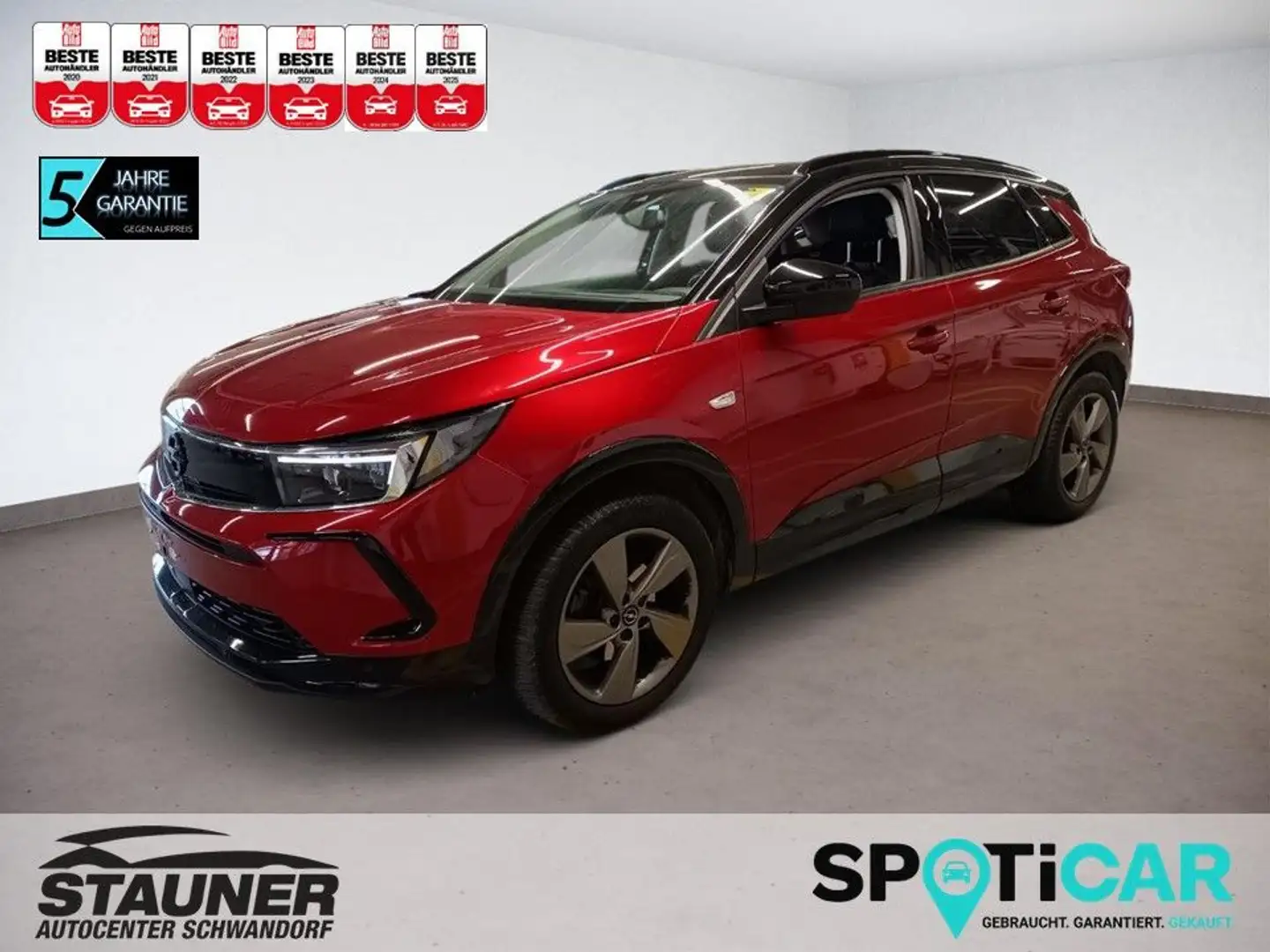 Opel Grandland X Grandland GS 1.2 Turbo S/S AT8 *SHZ*LHZ*PDC* Rot - 1