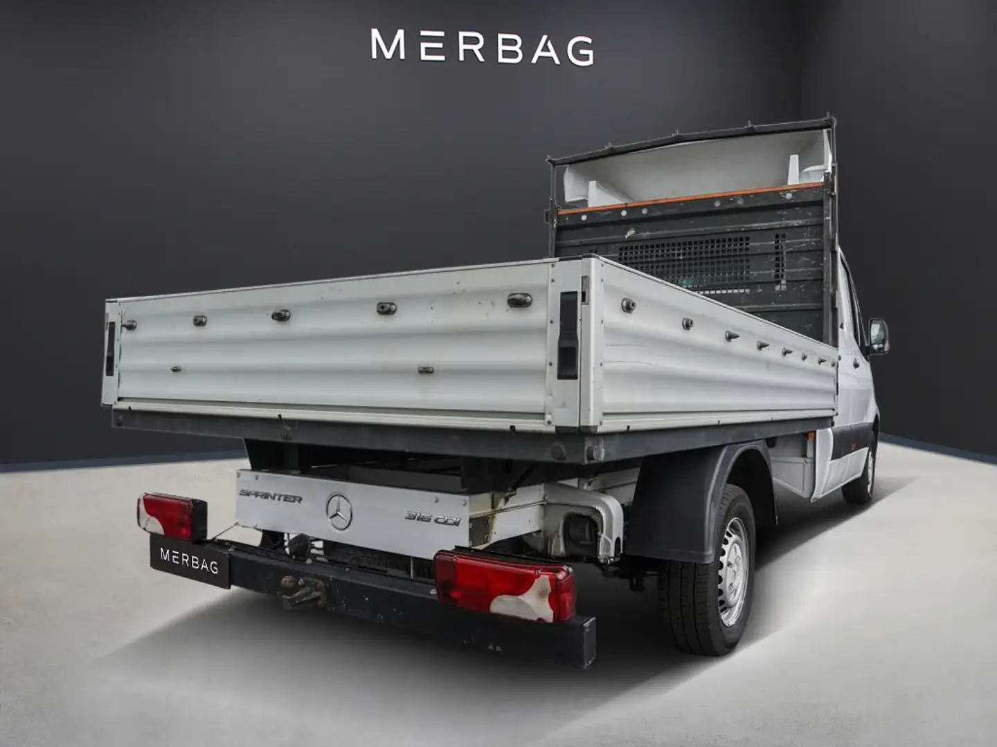 Mercedes-Benz Sprinter 316 CDI Doka Pritsche AHK Klima DAB Blanc - 2
