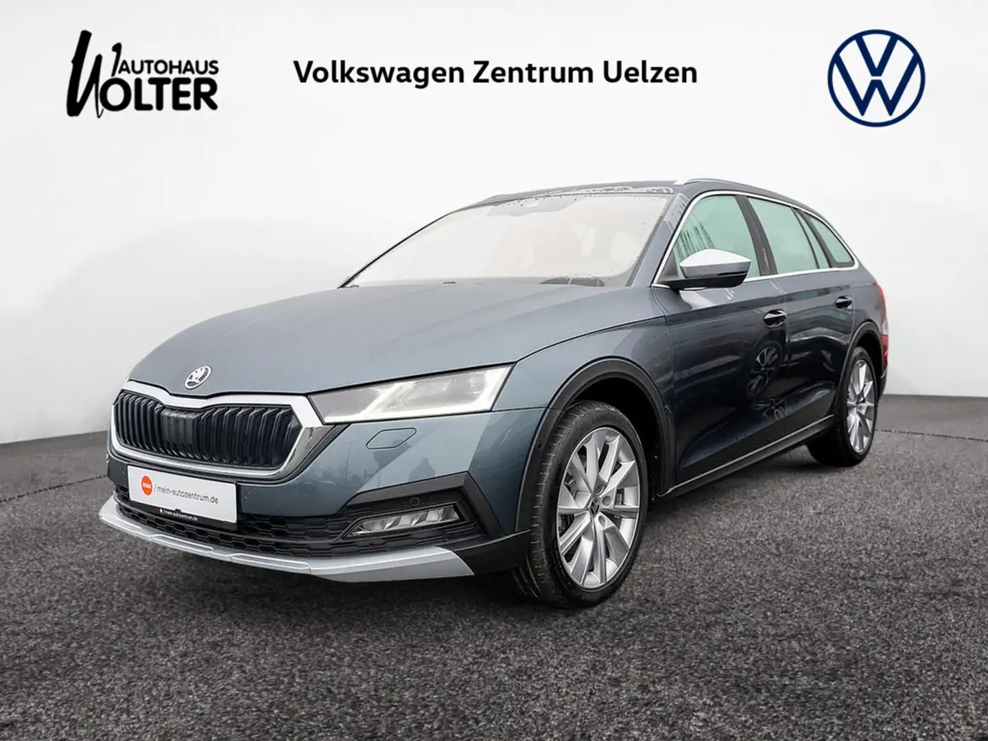 Skoda Octavia Combi 2.0 TDI Scout 4x4 DSG AHK NAVI Grau - 1