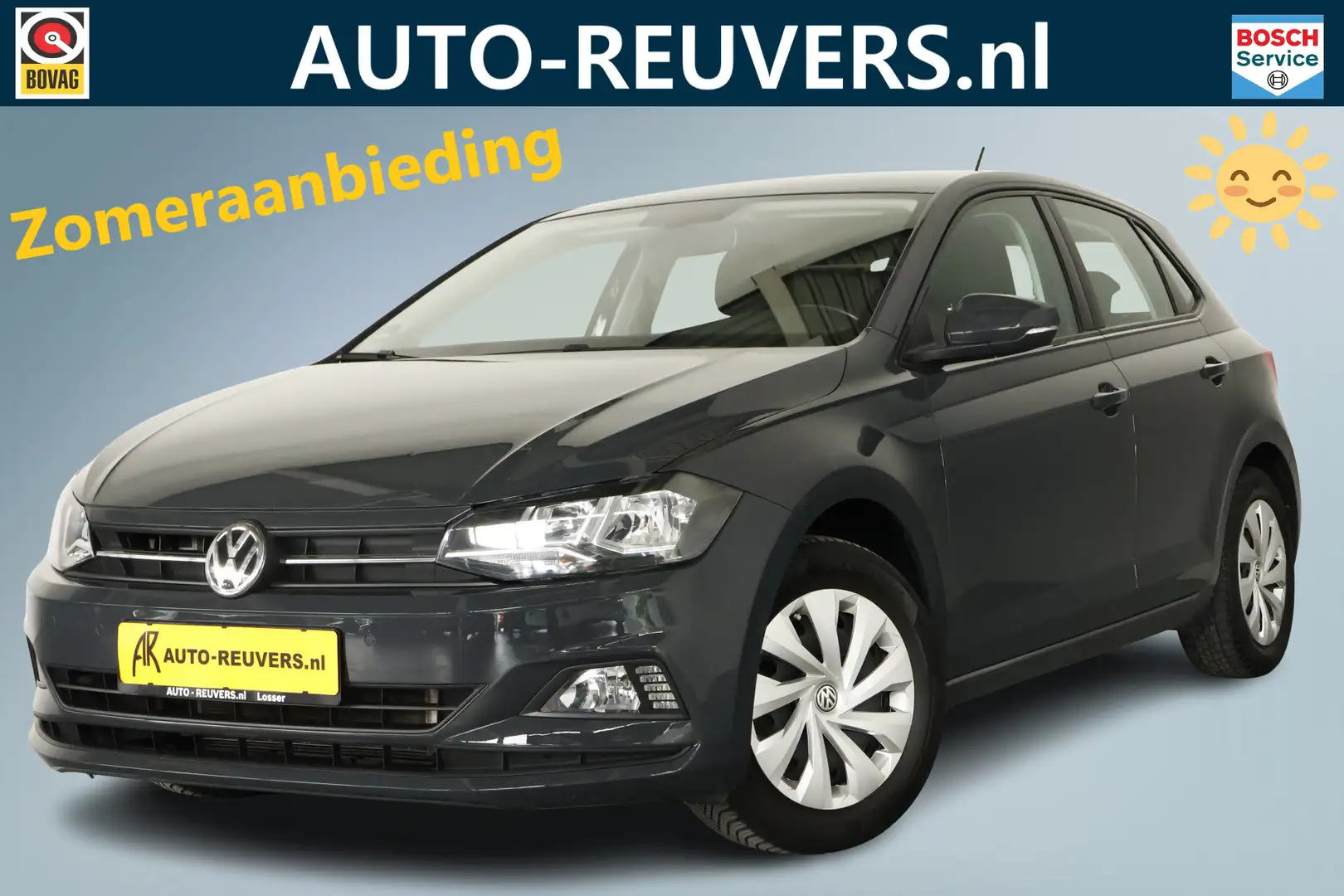 Volkswagen Polo 1.0 TSI Comfortline / Navi / CarPlay / Adaptieve C Grijs - 1