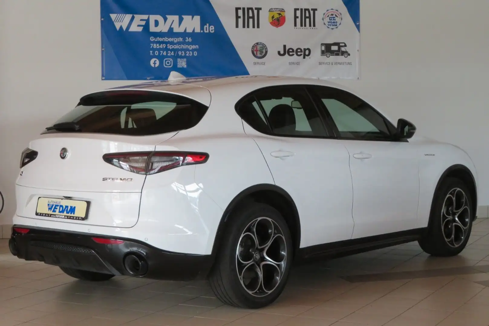 Alfa Romeo Stelvio Veloce Q4 2.0 280PS Facelift Weiß - 2