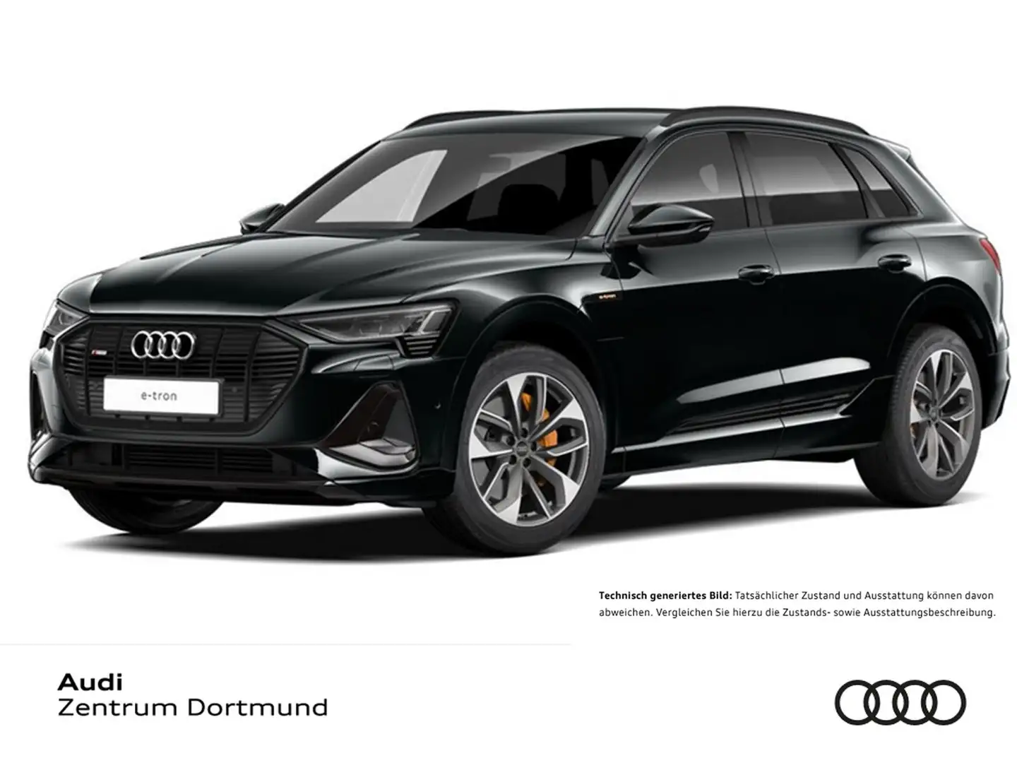 Audi e-tron 55 quattro S LINE BLACKPAK CAM ACC LM20 Schwarz - 1