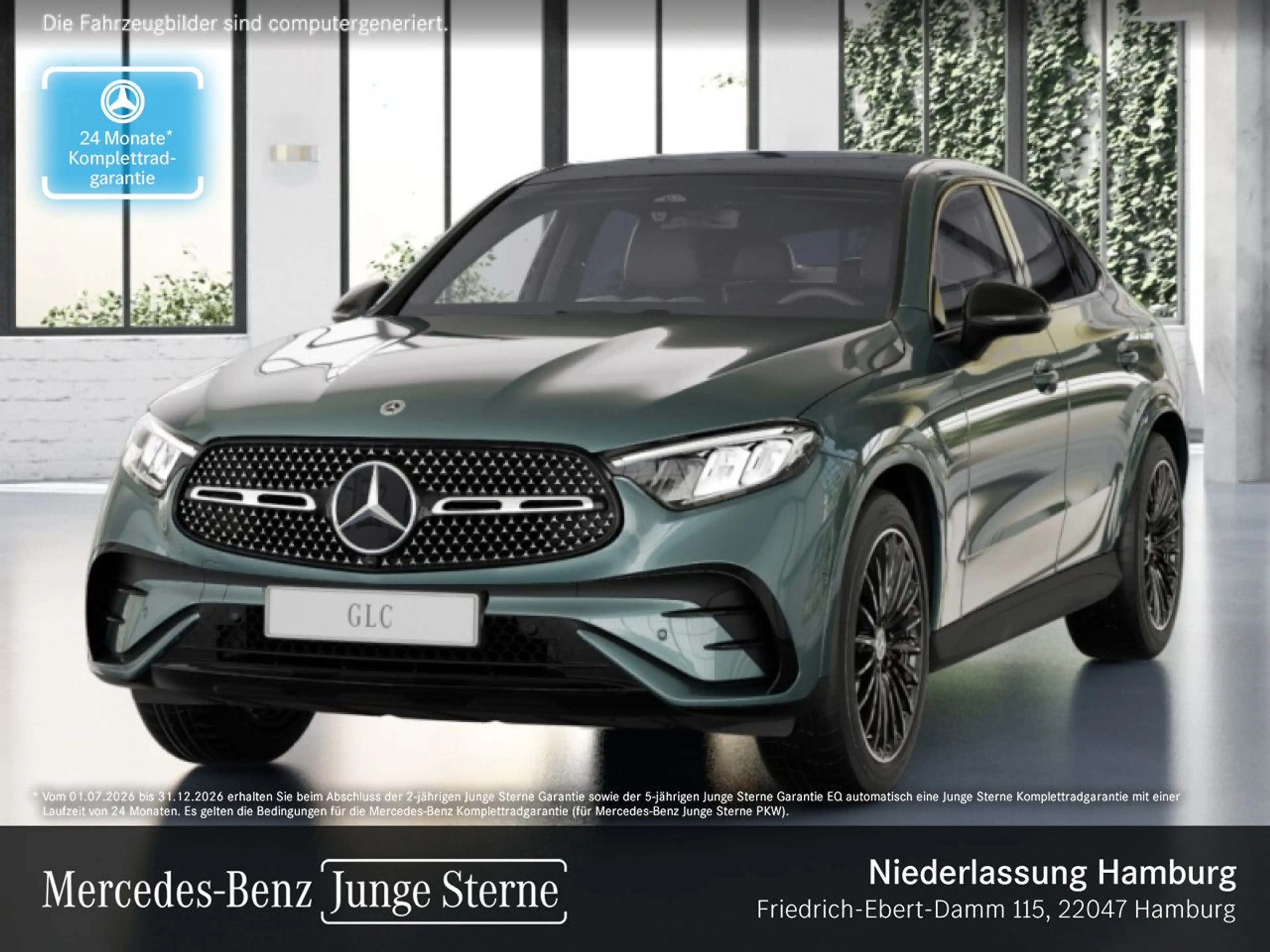 Mercedes-Benz GLC 220 d 4M AMG+NIGHT+PANO+AHK+LED+KAMERA+TOTW+9G