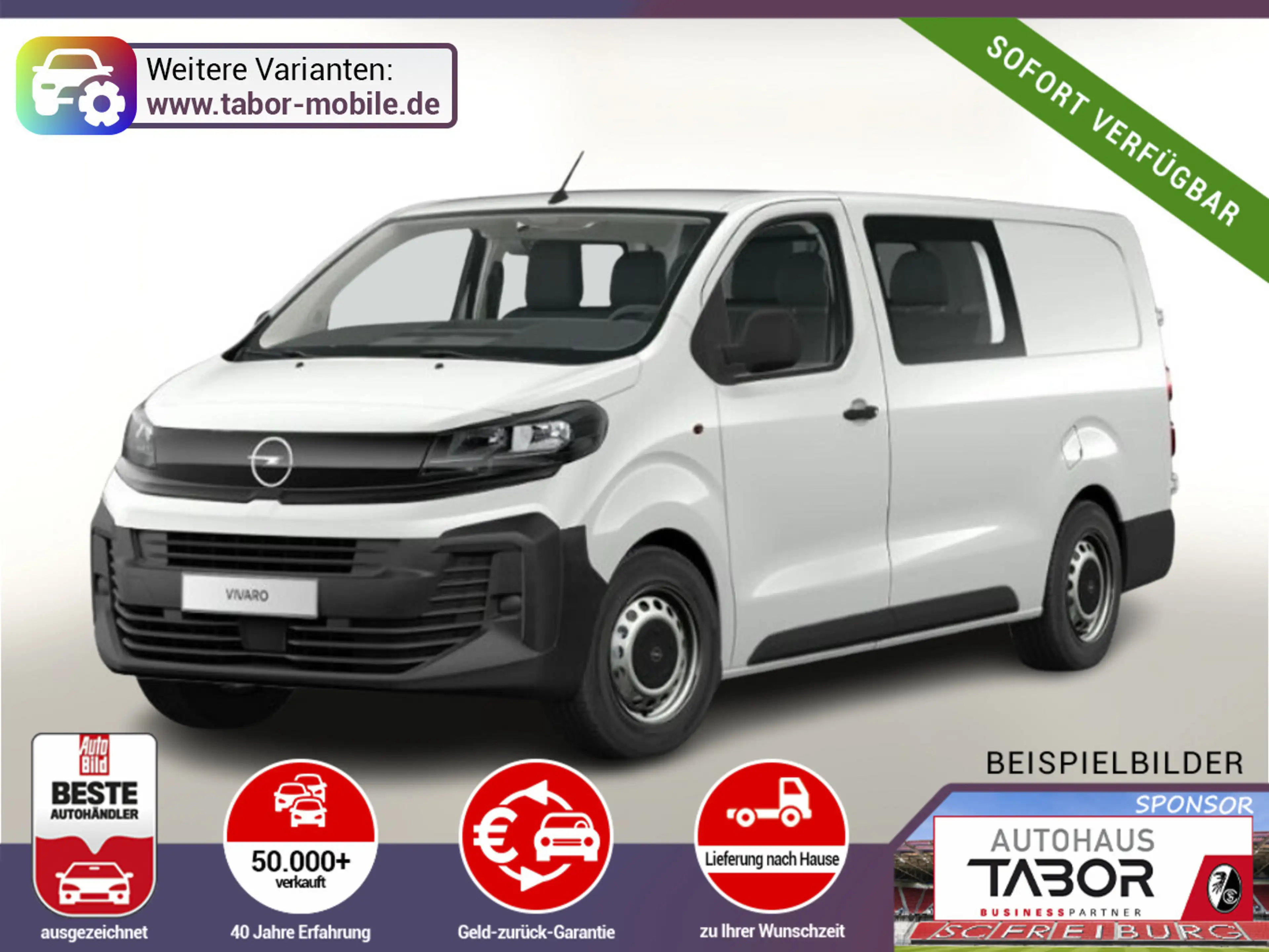 Opel Vivaro DOKA AT8 XL Kam CarPl SichtP NSW UVP-39%*