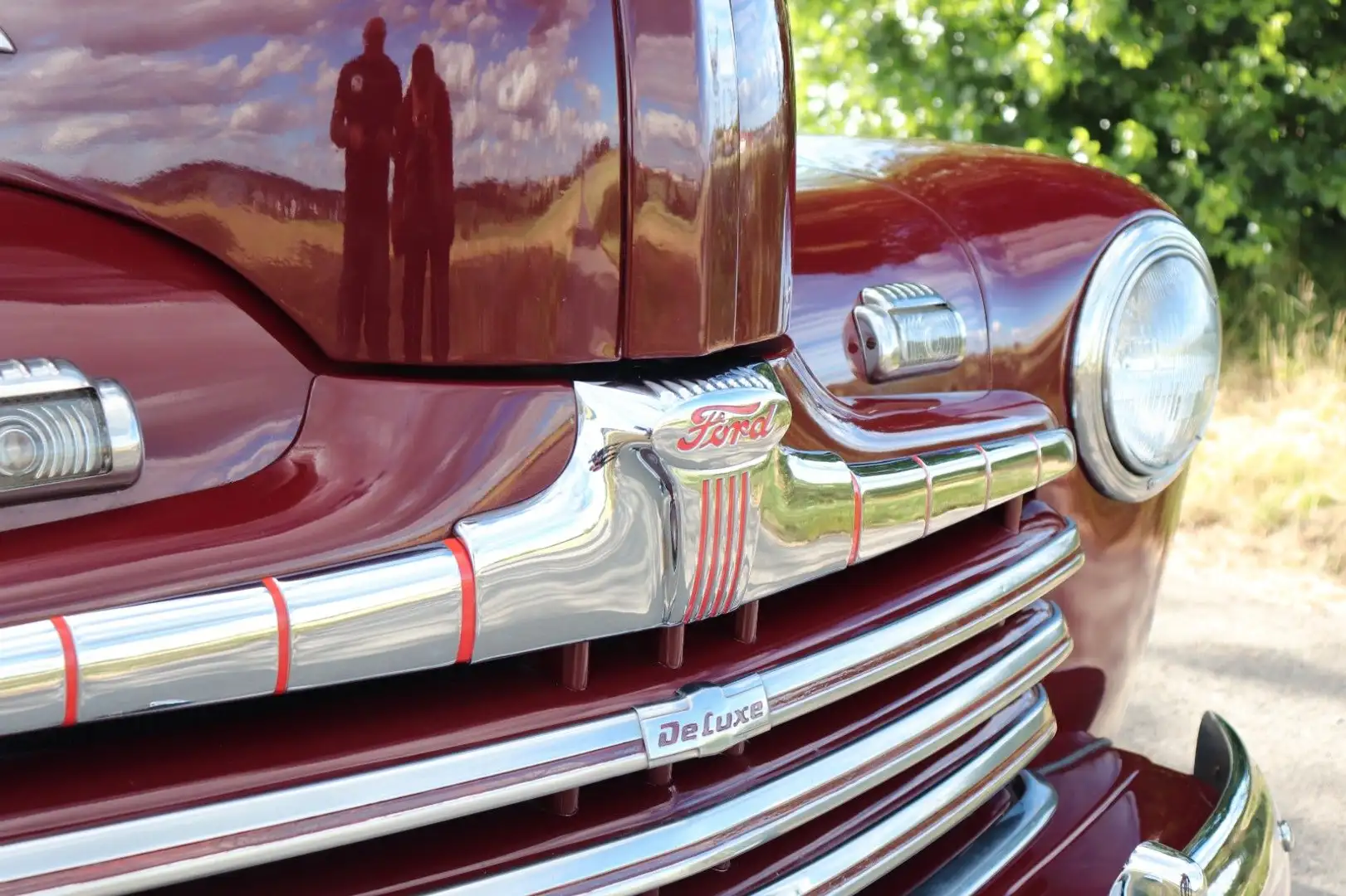 Ford Super Deluxe Coupé 3.9 V8|Original|H-Zulassung| Rot - 2