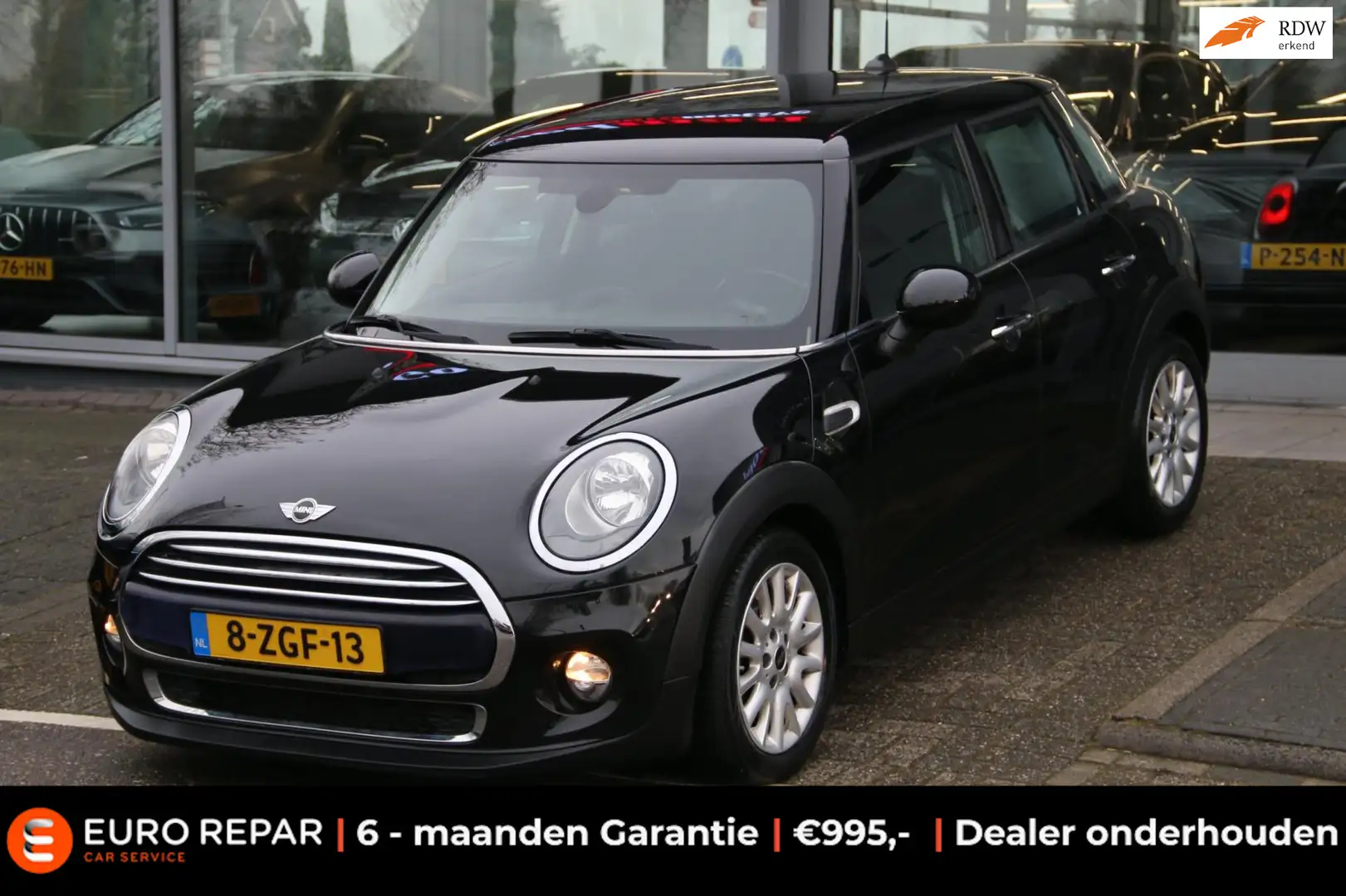 MINI Cooper Mini 1.5 DEALER OND. NL-AUTO NAP 5-DRS! Schwarz - 1
