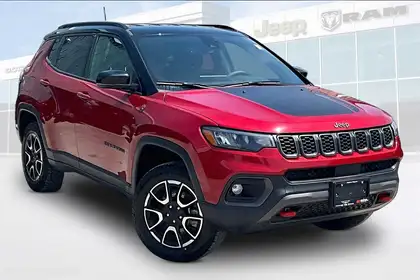 Red 2024 Jeep Compass Trailhawk 4WD SUV / Crossover Four-Wheel Drive 8-Speed Automatic