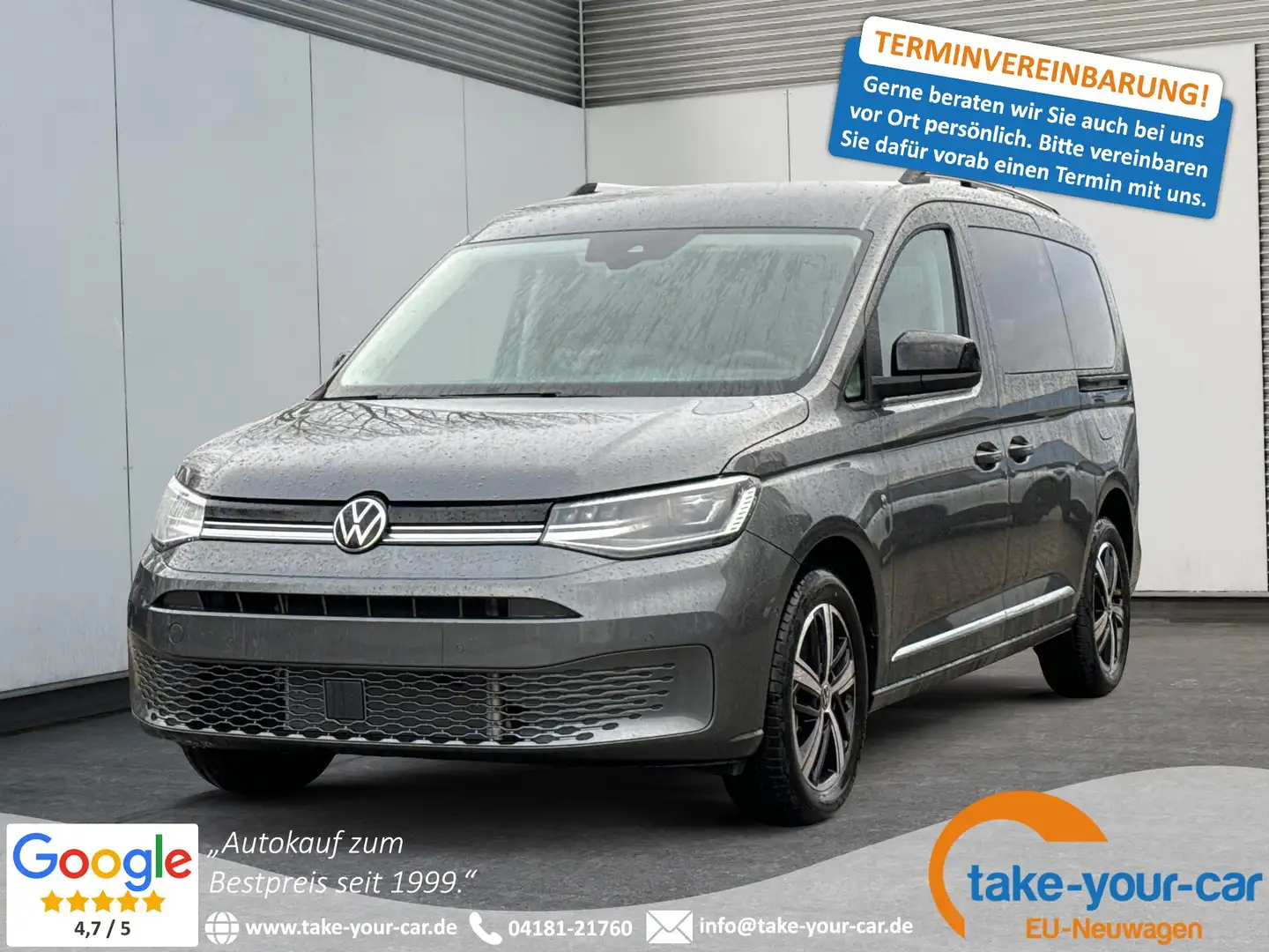 Volkswagen Caddy Maxi Style ACC+KAMERA+PDC+LED+SHZ 1.5 TSI 85 KW... Grey - 1