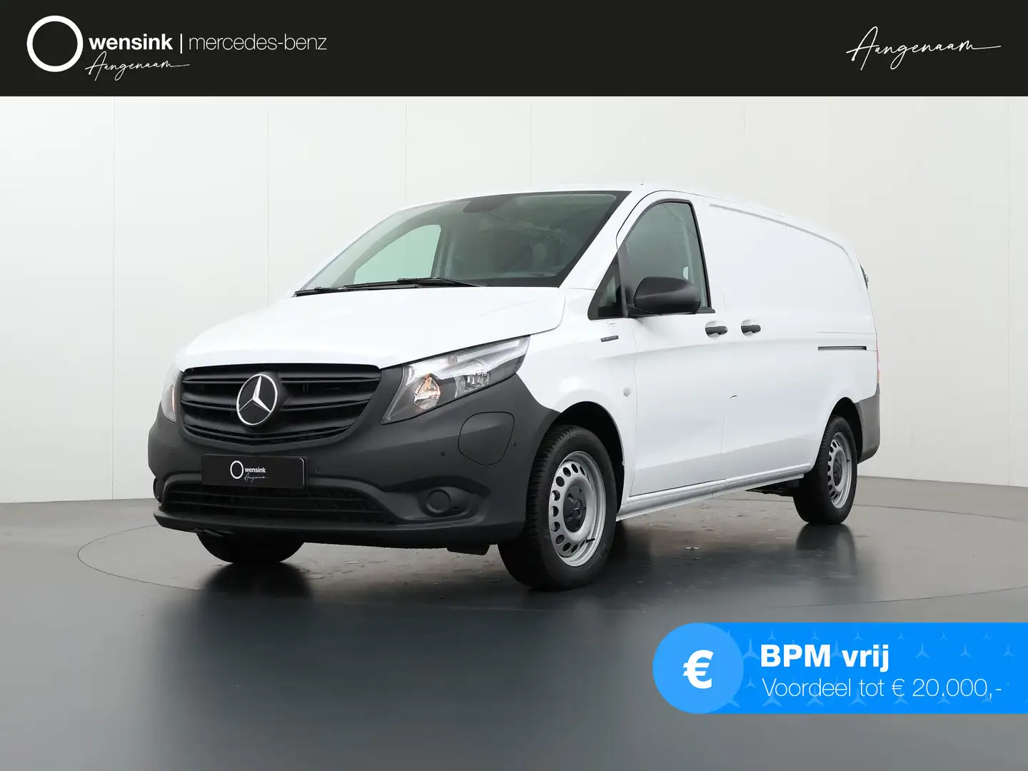 Mercedes-Benz Vito eVito Bestelwagen 66 kWh | Stoelverwarming | Navig Blanc - 1