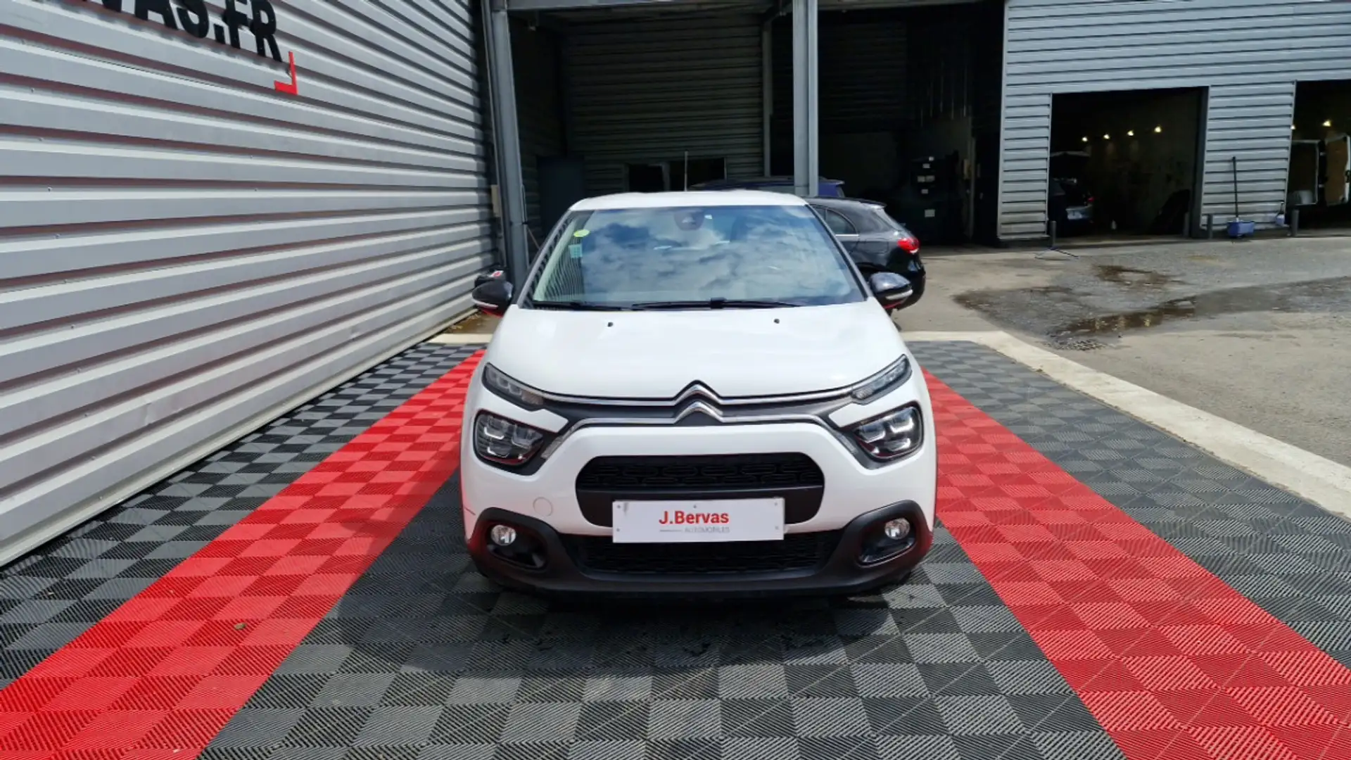 Citroen C3 SOCIETE BLUEHDI 100 SS BVM6 FEEL BUSINESS R Blanc - 2