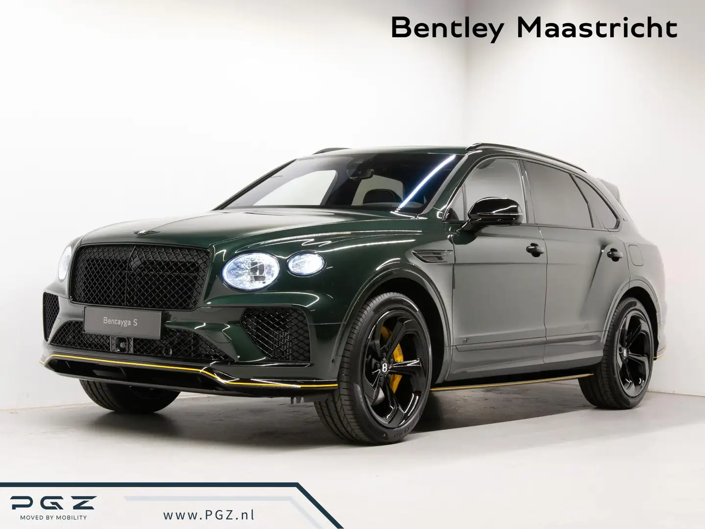 Bentley Bentayga 3.0 V6 Hybrid S Black Edition TOURING | B&O | MOOD Groen - 1