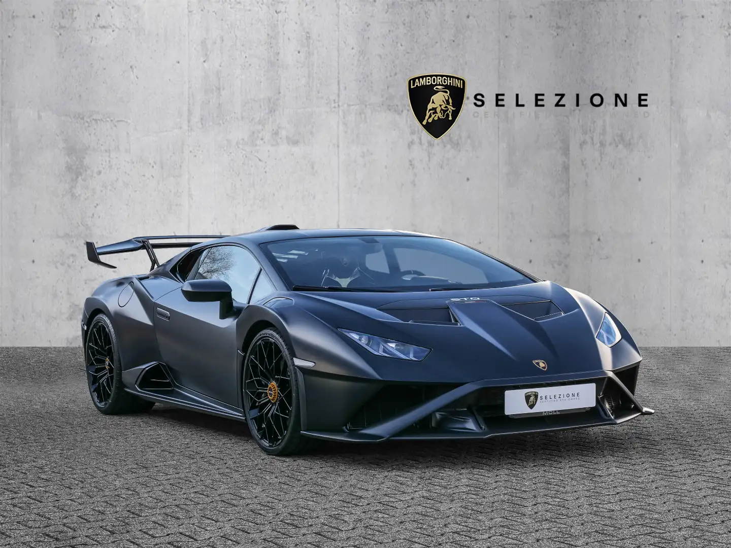 Lamborghini Huracán STO Nero Noctis Semilucido Schwarz - 1