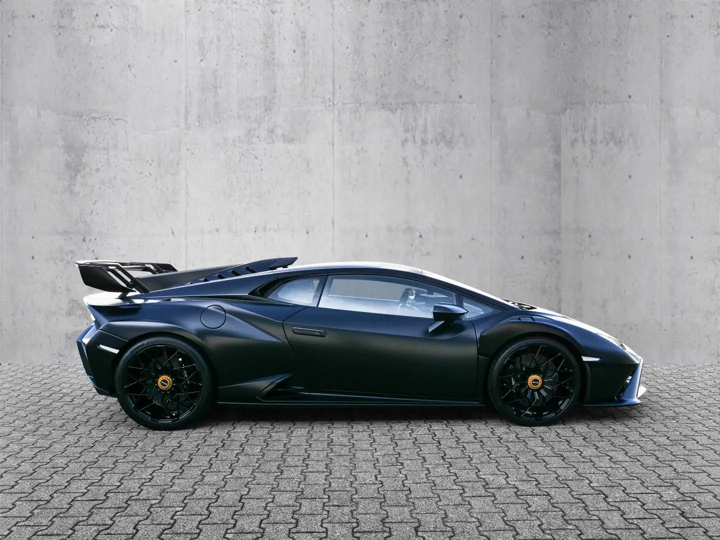 Lamborghini Huracán STO Nero Noctis Semilucido Schwarz - 2