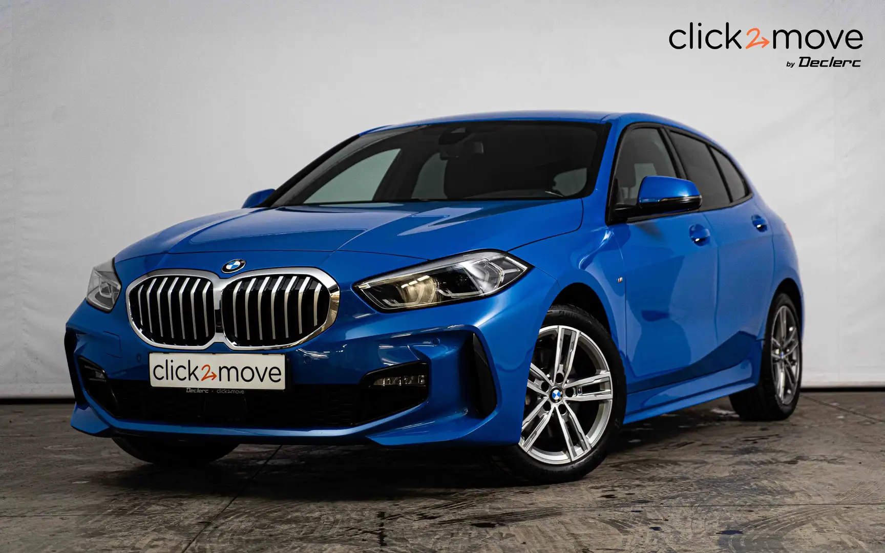 BMW 118 118iA M Sport OPF Blauw - 1