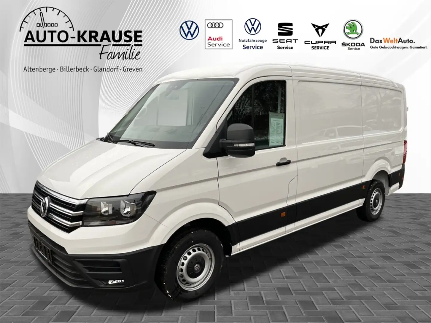 Volkswagen Crafter 35 Kasten 2.0 TDI AHK Telefon Klima Parkse Weiß - 2