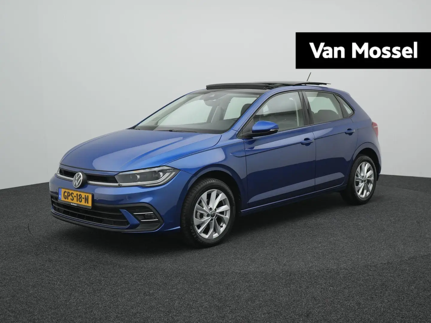 Volkswagen Polo 1.0 TSI R-Line Business DEMO | Navi | Apple/Androi Blauw - 1