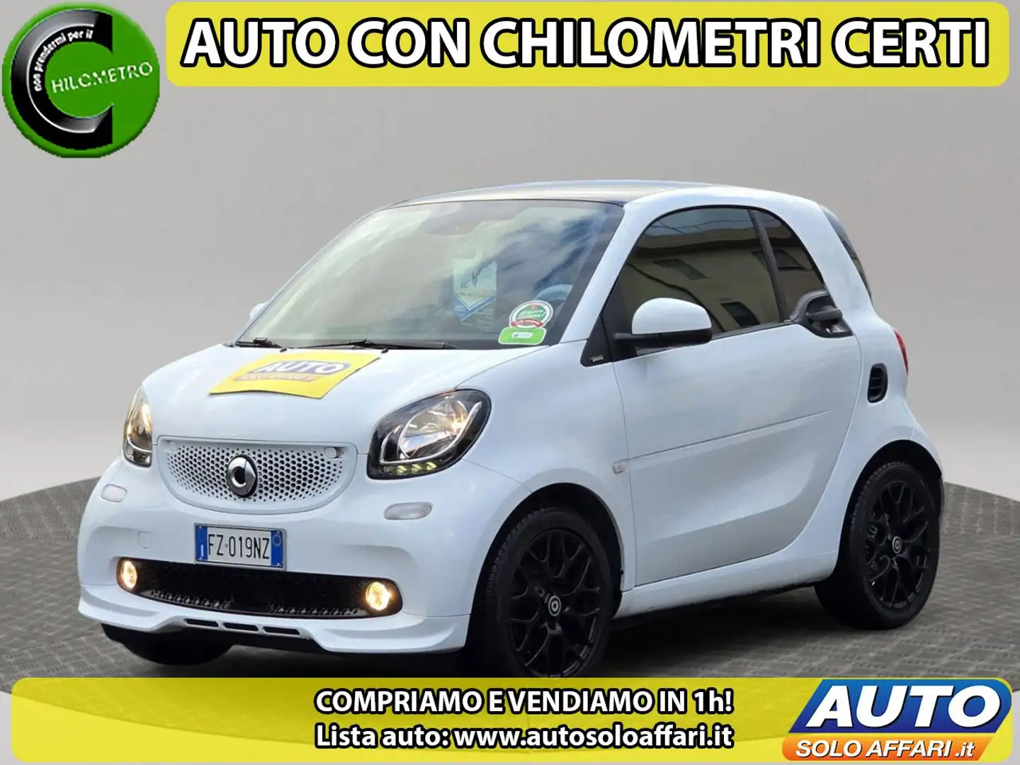 smart forTwo 70 1.0 PASSION BENZINA EURO6C AUTOMATICA 85.000KM Bianco - 1