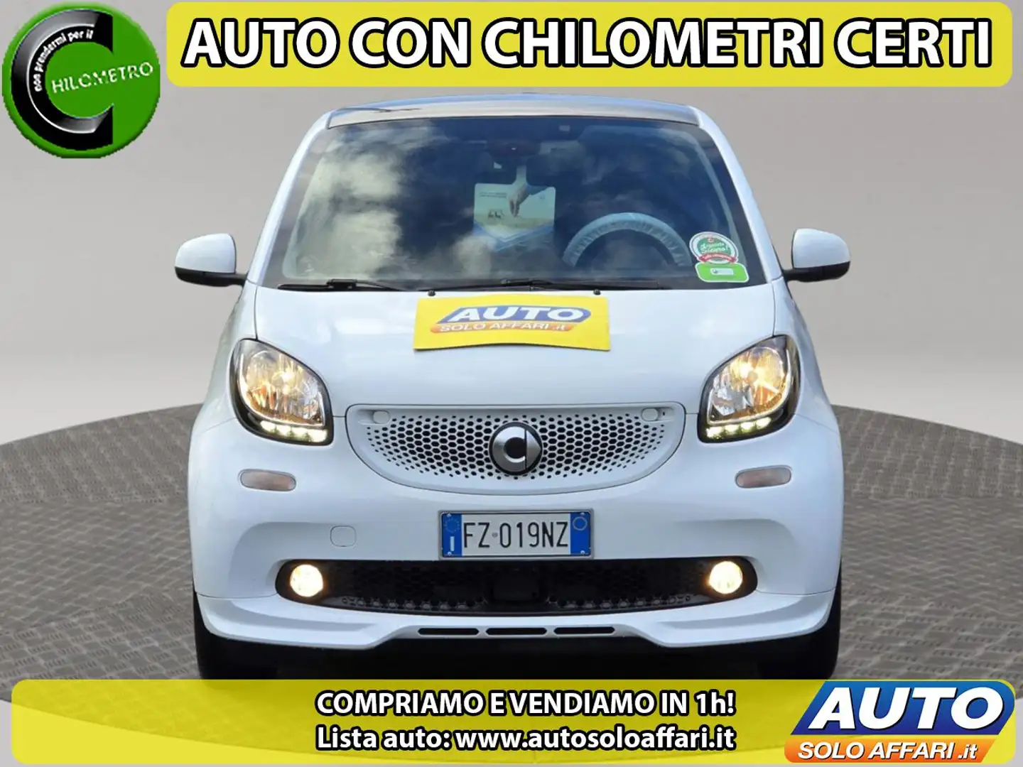 smart forTwo 70 1.0 PASSION BENZINA EURO6C AUTOMATICA 85.000KM Bianco - 2