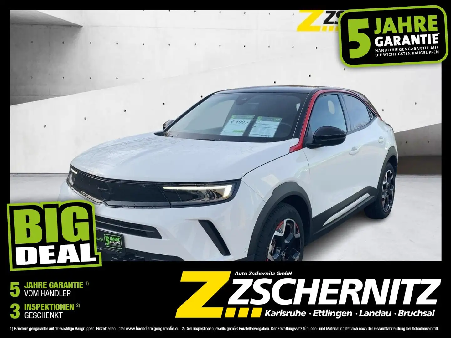 Opel Mokka-E GS Line ACC+LED+Navi+SHZ+Fernlichtass. Blanc - 1