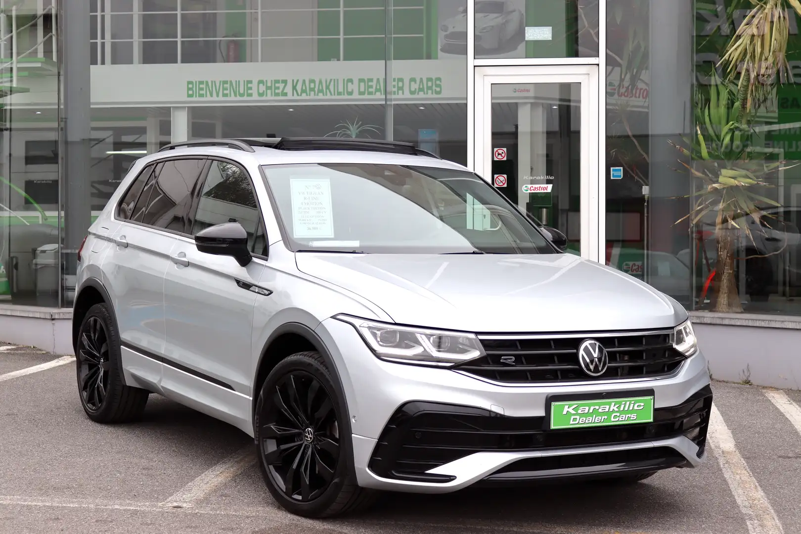 Volkswagen Tiguan R-LINE 2.0TDI 4 MOTION 200CV BLACK DSG PANO CAM360 Silber - 1