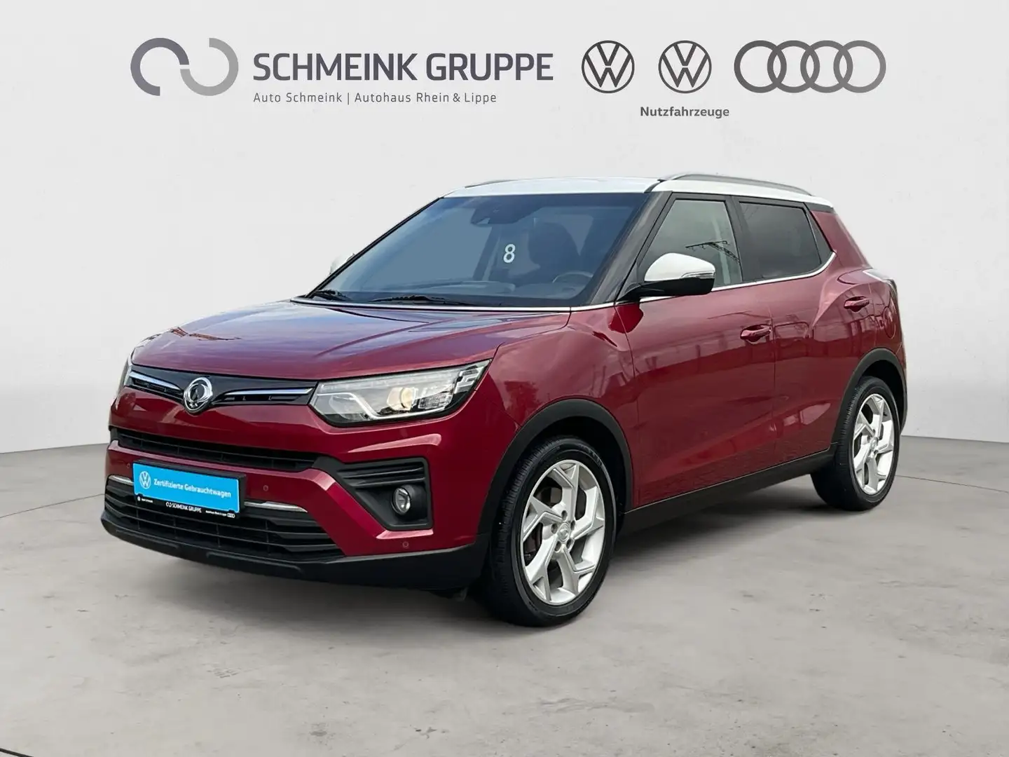 SsangYong Tivoli 1.5 FIZZ Navi Kamera CarPlay Tempomat SHZ Rot - 1