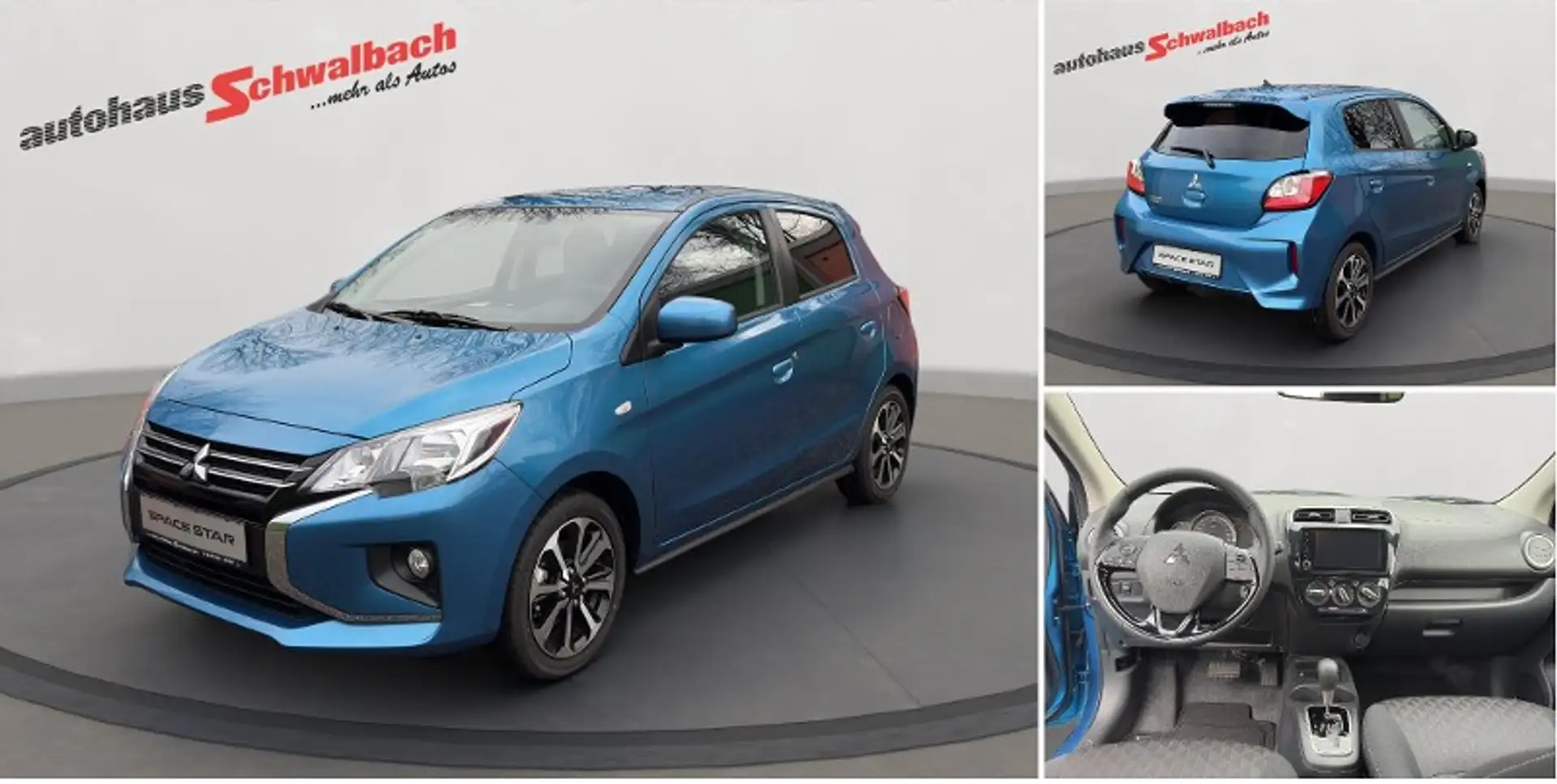 Mitsubishi Space Star Select+ 1.2 MIVEC ClearTec CVT Blau - 1