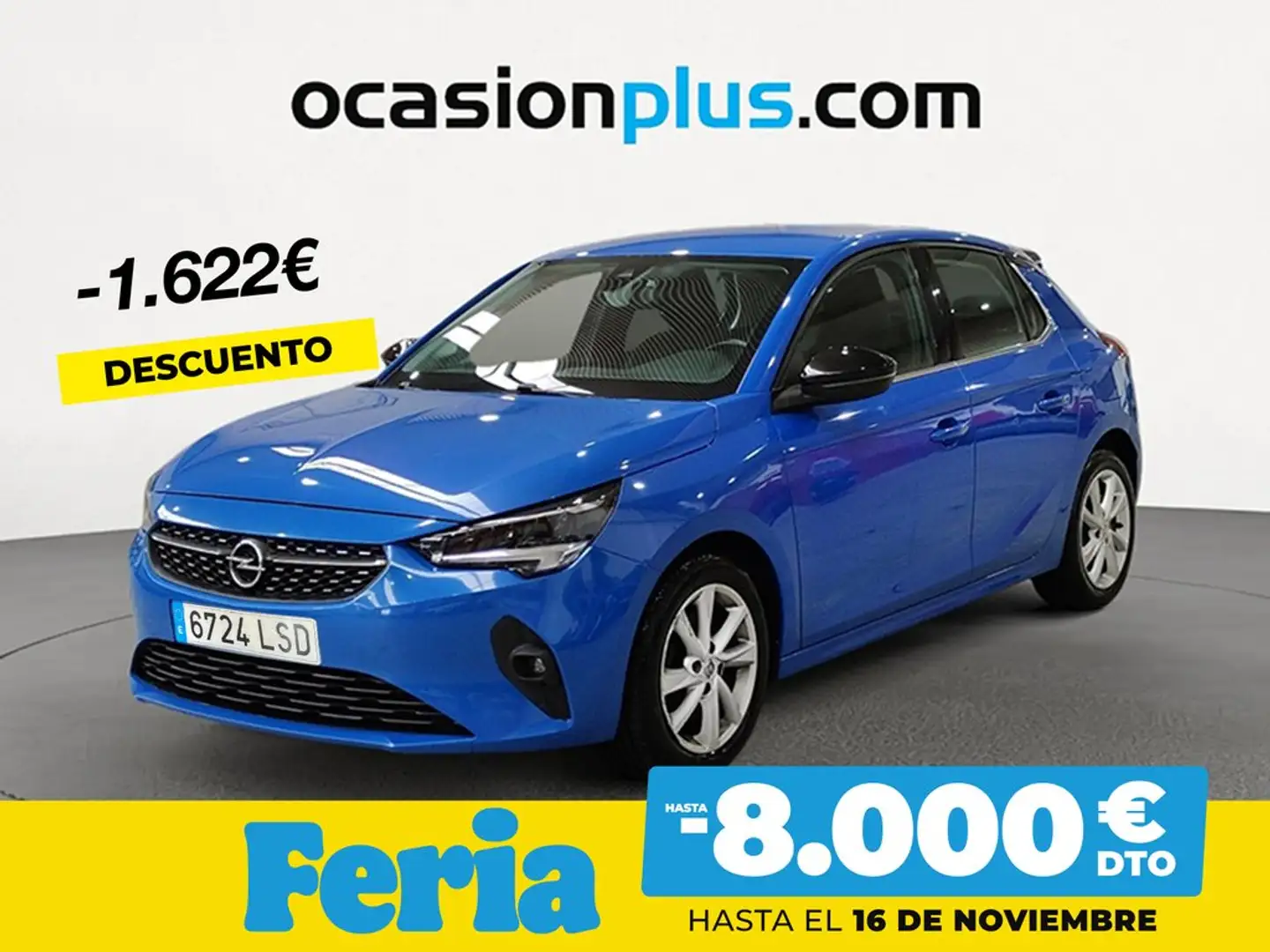 Opel Corsa 1.2T XHT S/S Elegance AT8 100 Blauw - 1