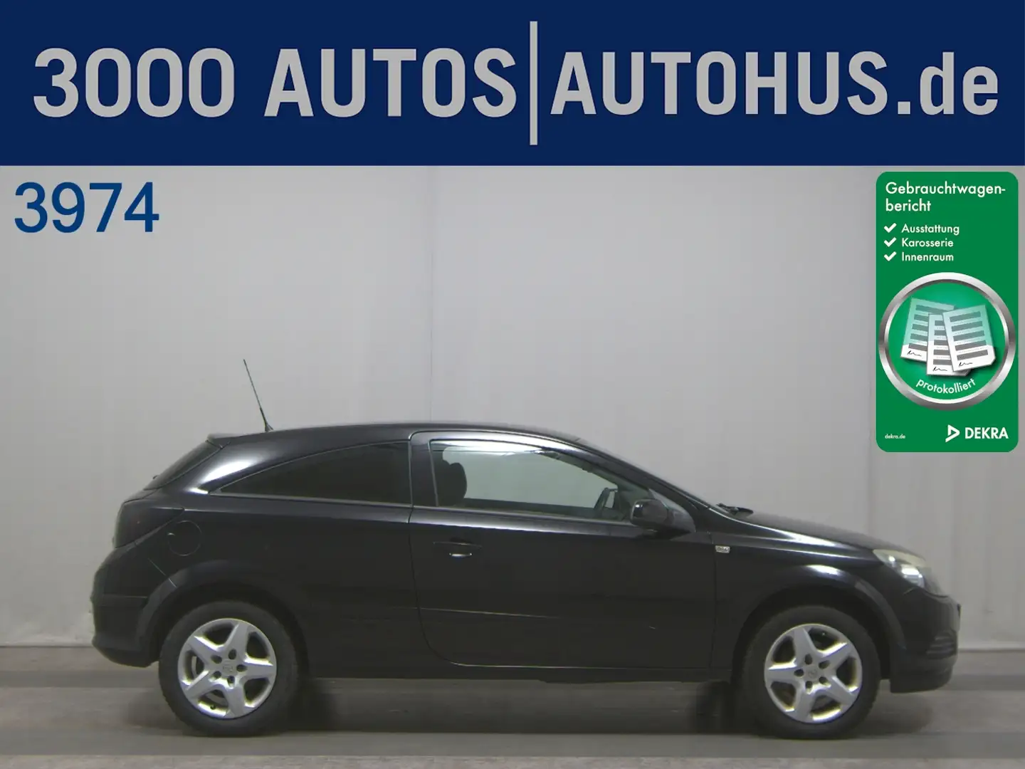 Opel Astra H GTC 1.4 Edition ParkAss Schwarz - 1