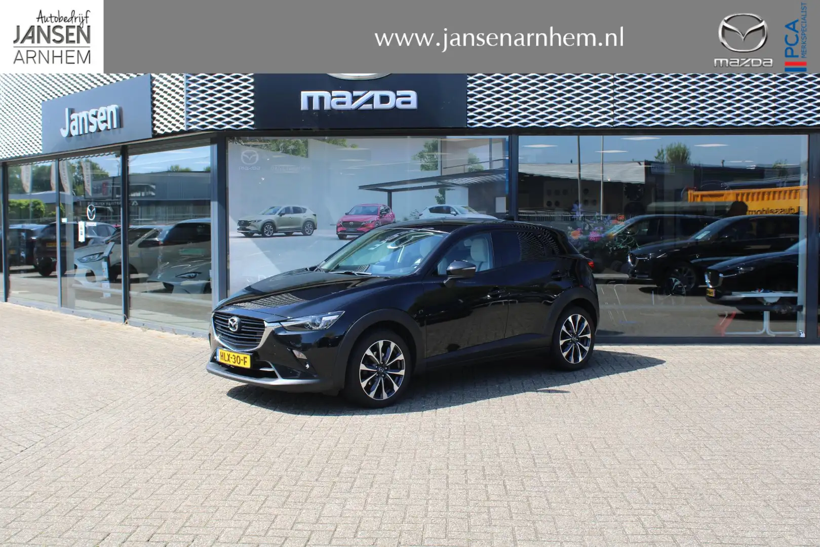 Mazda CX-3 2.0 SkyActiv-G 121 Luxury , Automaat, Wit Leder, C Negro - 1