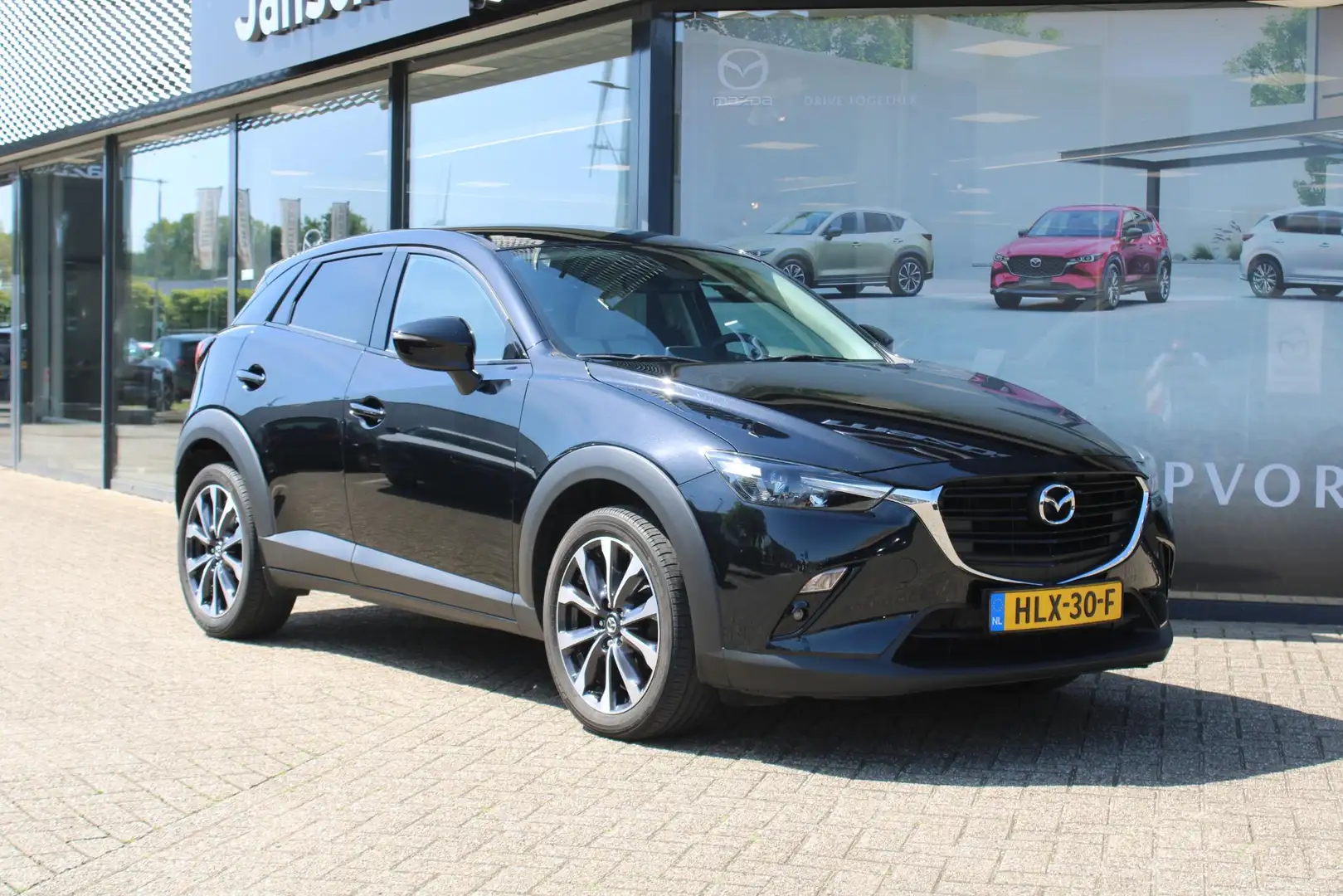 Mazda CX-3 2.0 SkyActiv-G 121 Luxury , Automaat, Wit Leder, C Negro - 2