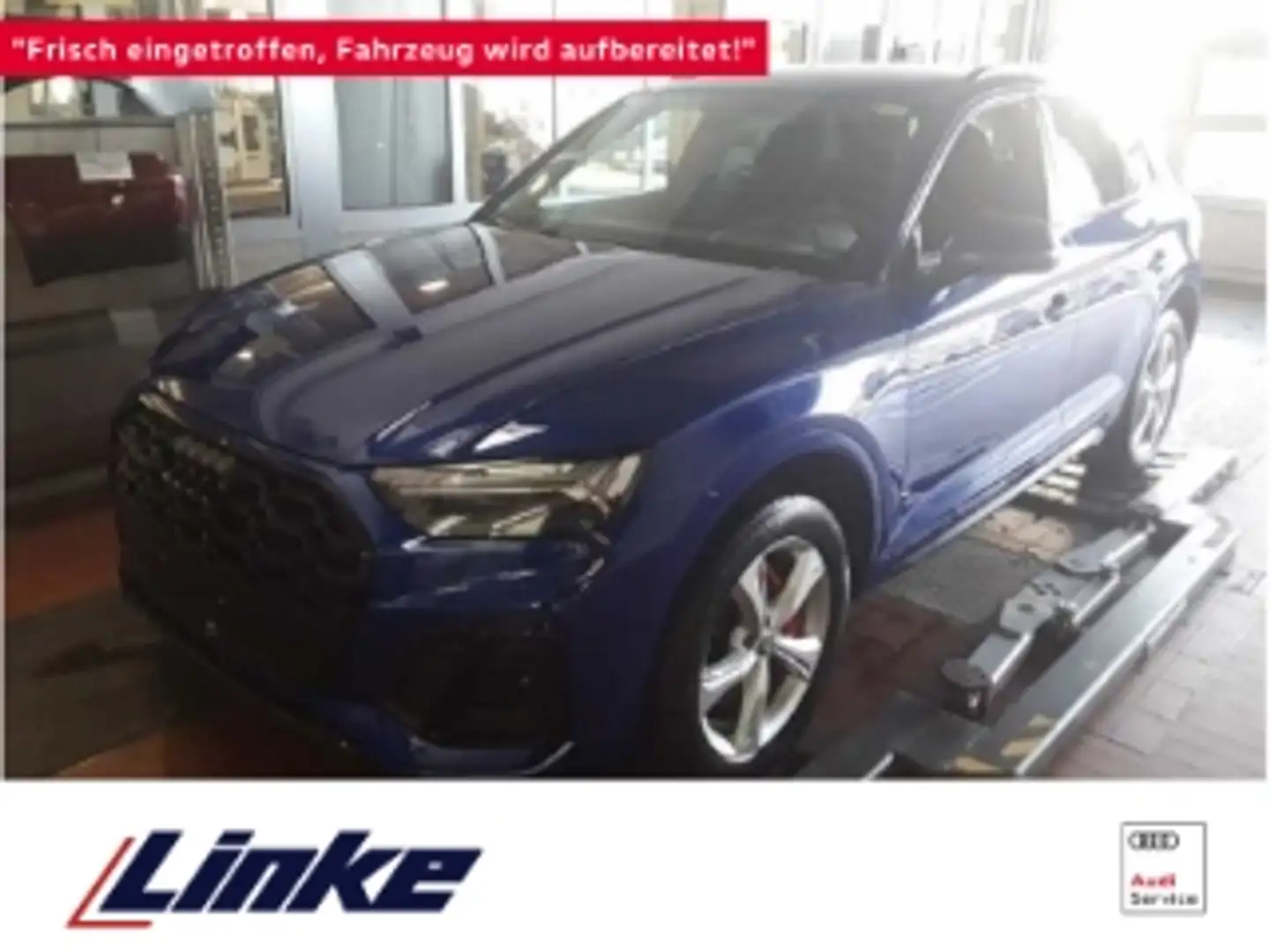 Audi Q5 55 2.0TFSIe quattro S line AHK/ACC/HUD/Matrix/Navi Blau - 1