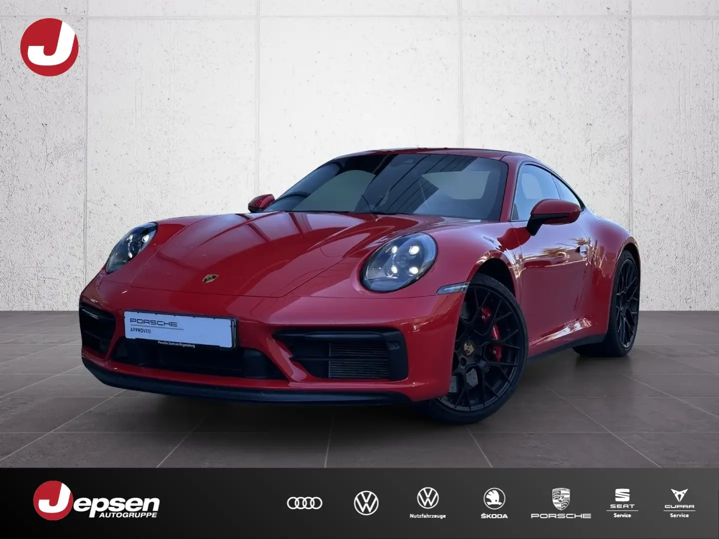 Porsche 992 911 Carrera GTS 360° Schaltgetriebe SHZ Rot - 1
