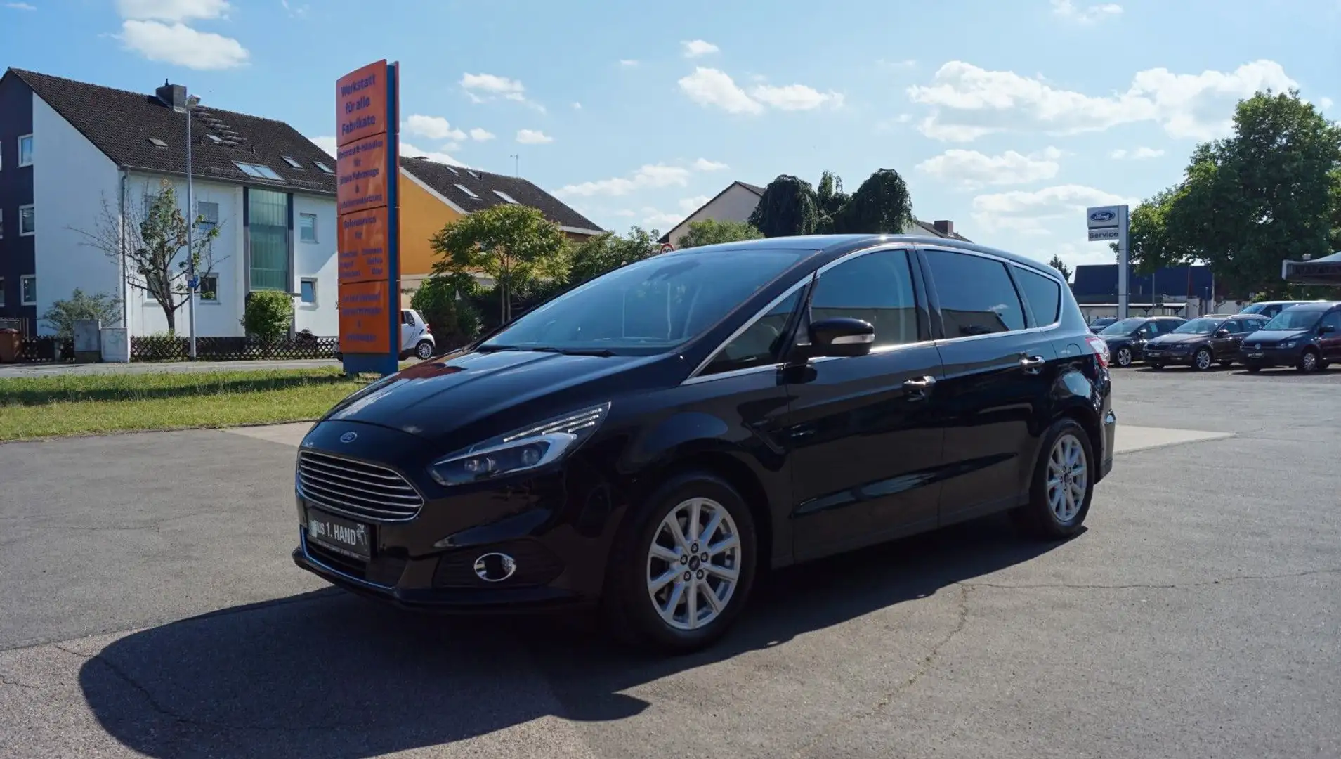 Ford S-Max 2.0 Titanium AHK+Pano+Leder+LED+Key+Am+Eu6 Noir - 2