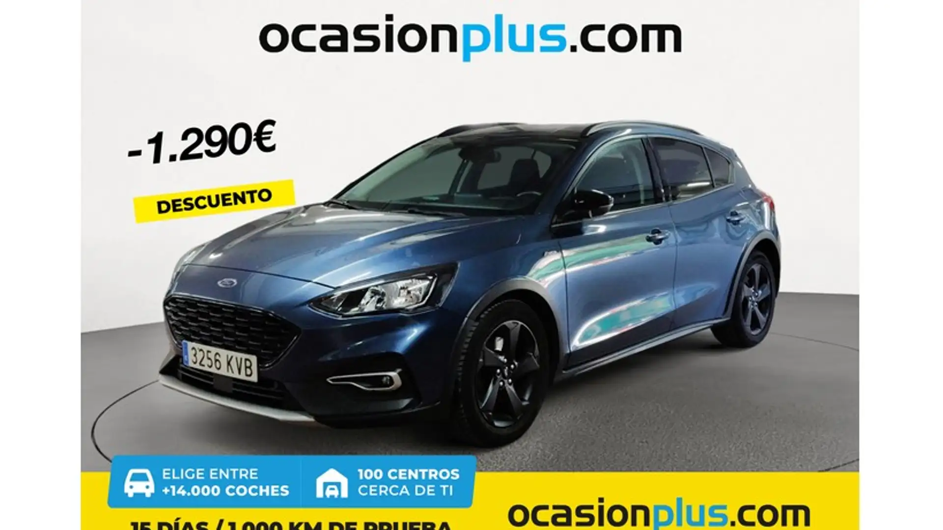 Ford Focus 1.0 Ecoboost Active Aut. 125 Bleu - 1