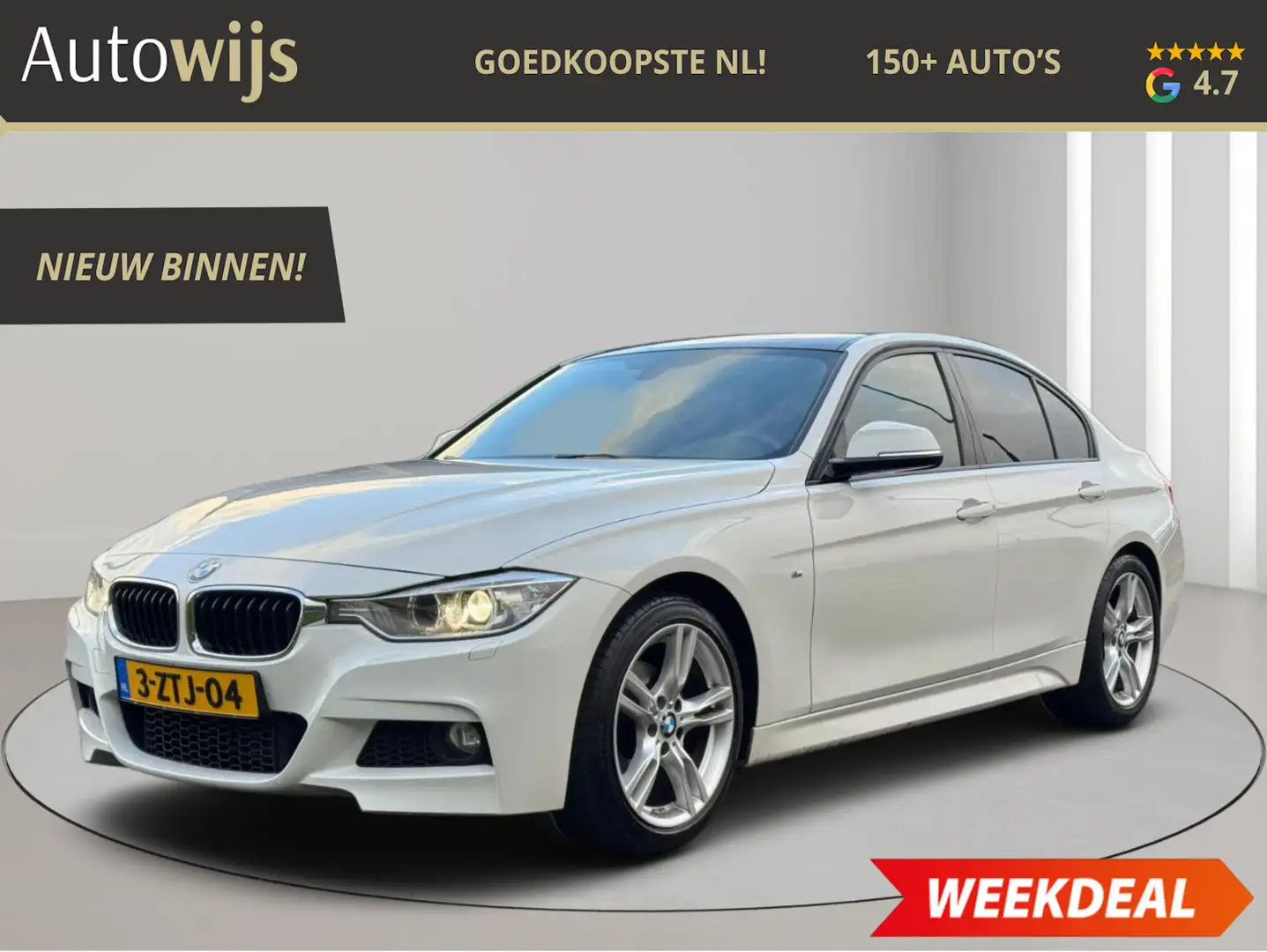 BMW 316 3-serie 316i Executive|M-SPORT|ALCANTARA|112DKM|NL Wit - 1