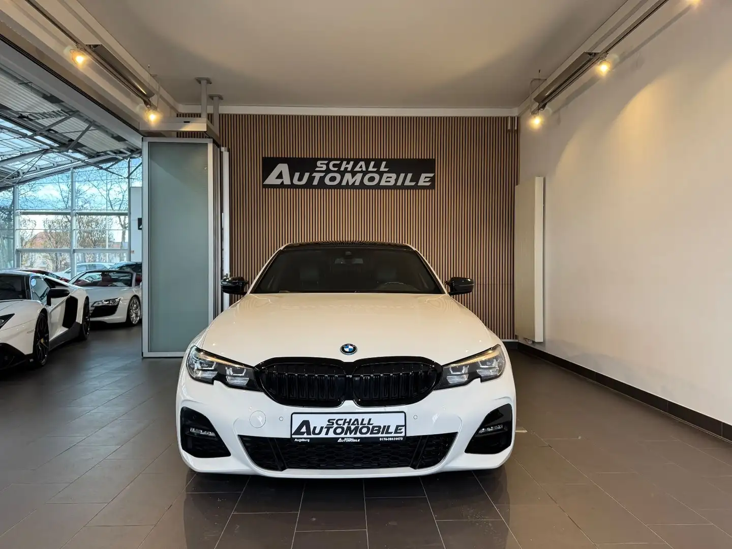 BMW 330 e LIMO/M-SPORT/CAM/LED/CARPLAY/MEMORY/20"/PDC Blanc - 2