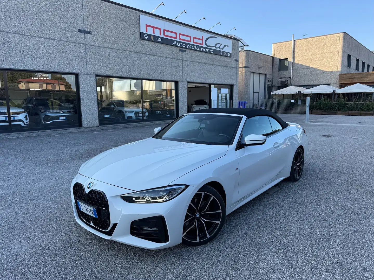 BMW 420 d 190 cv Cabrio mhev 48V Msport IVA ESPOSTA Weiß - 1