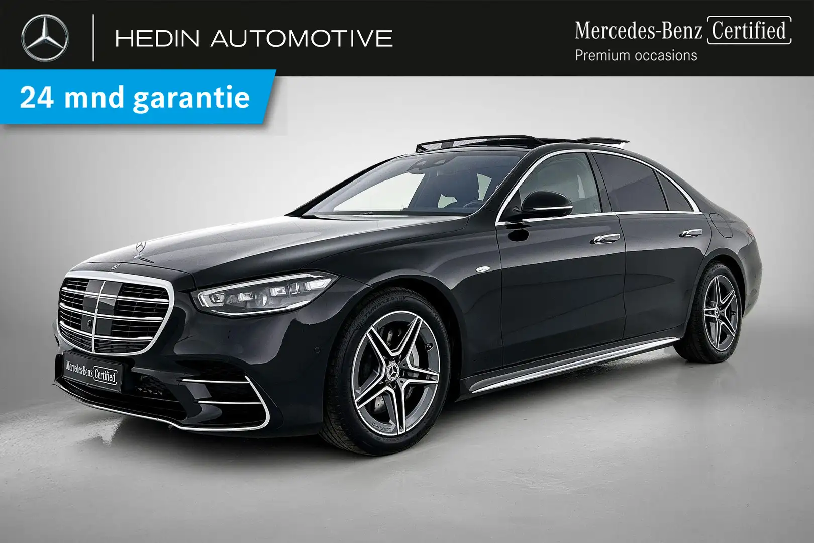 Mercedes-Benz S 580 S 580e 4MATIC AMG Line | Exclusiefpakket | Chauffe Zwart - 1