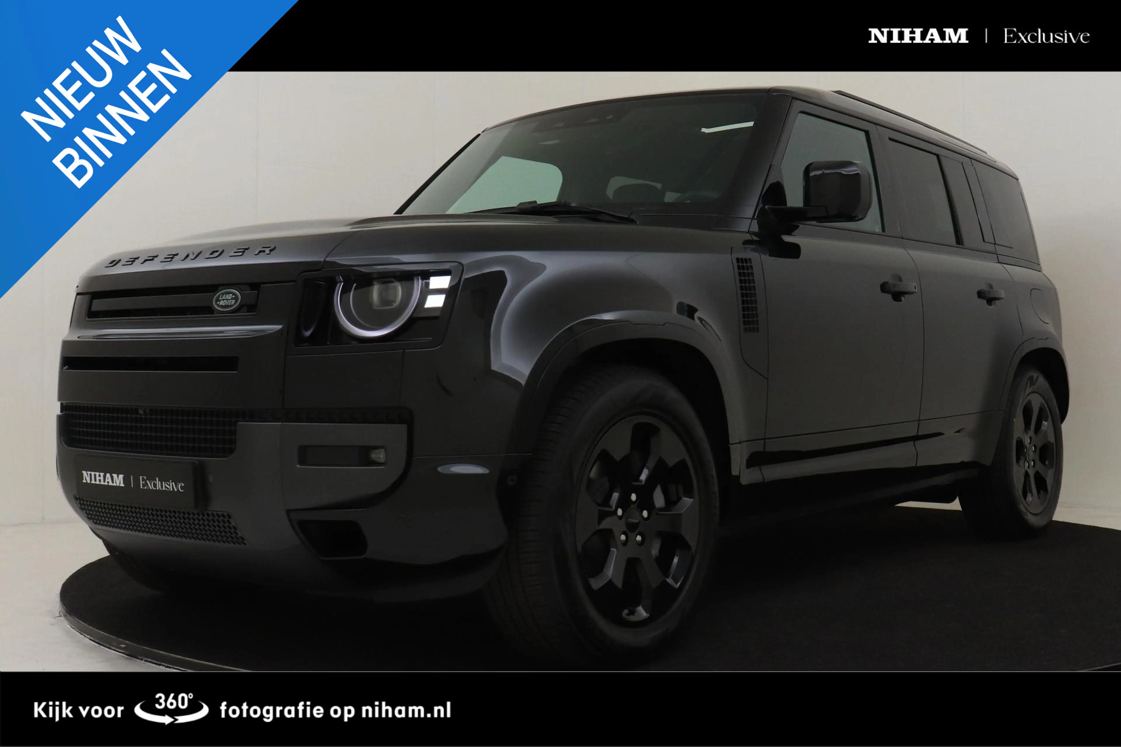 Land Rover Defender 110 2.0 P300e 110 X-DYNAMIC SE SANTORINI BLACK|PAN