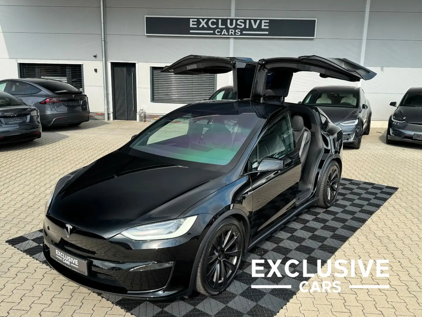 Tesla Model X MODEL X PALLADIUM| ENHANCED AP | 6SEATER | Schwarz - 1