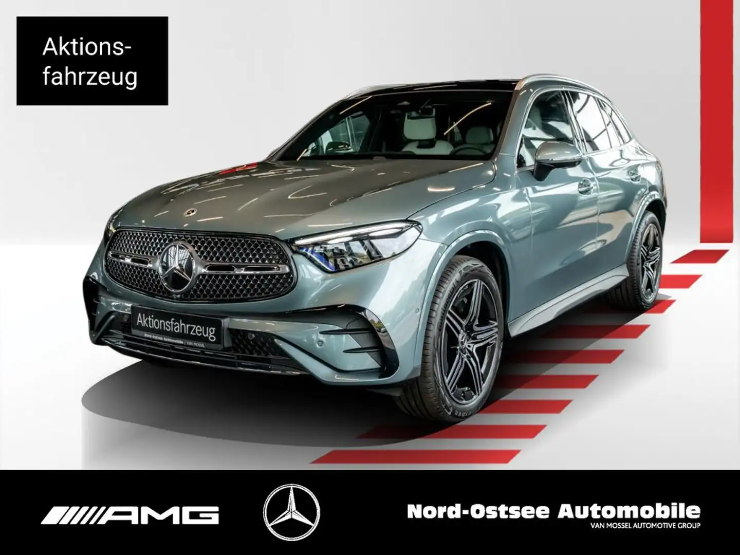 Mercedes-Benz GLC 220 d 4M AMG PANO AHK DIGITAL-LIGHT SOUND Argent - 1